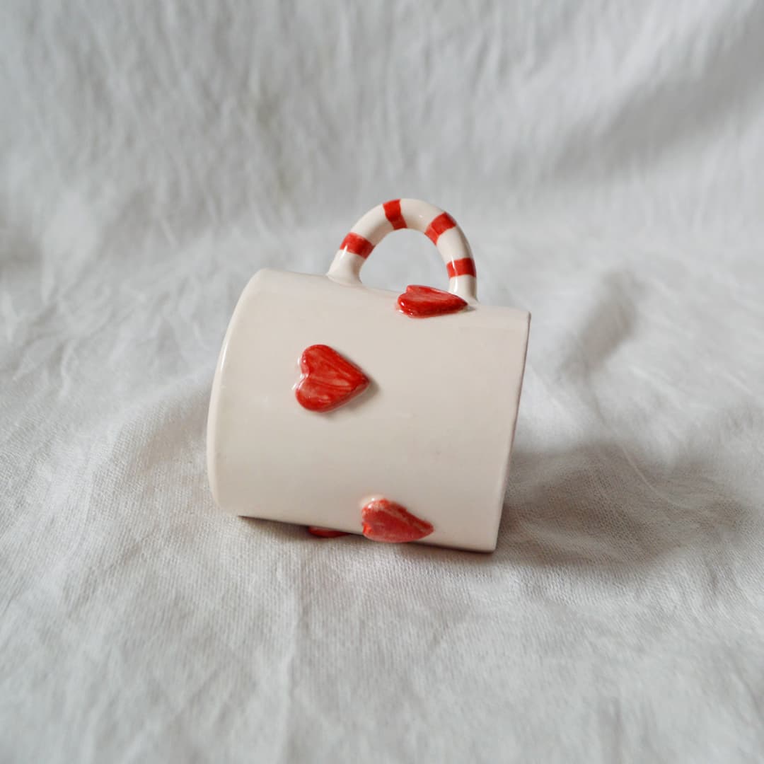 Mini Heart Seramik Fincan