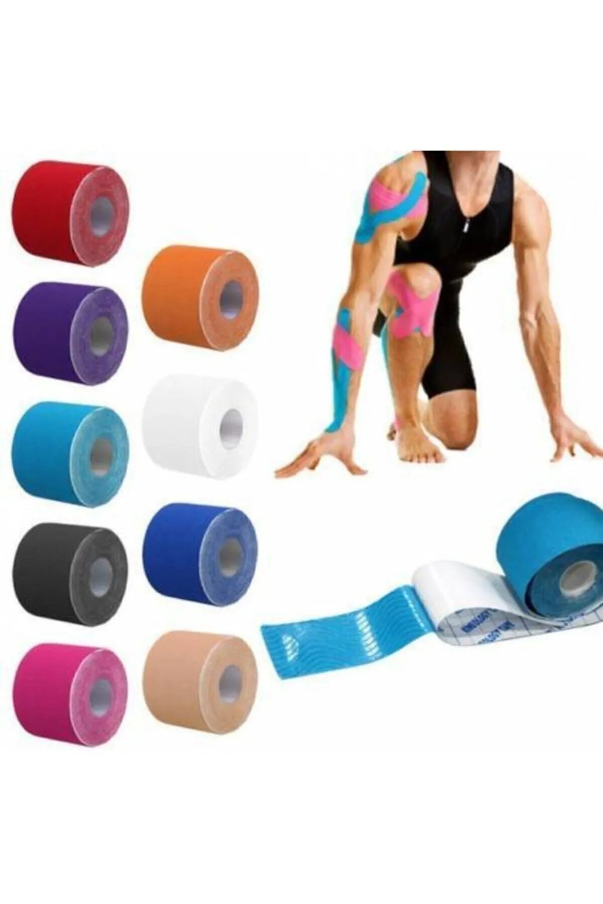 Kinesio BANDI Sporcu Kas Ağrı Bandı