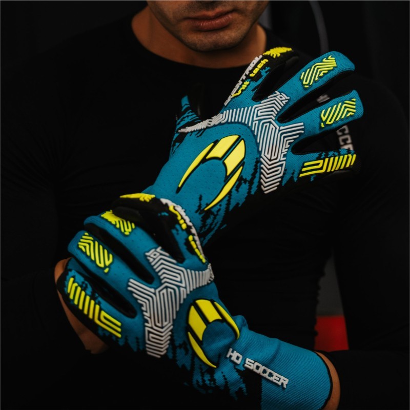 HO SOCCER SSG Kontrol Knit Tech Black Turquoise 