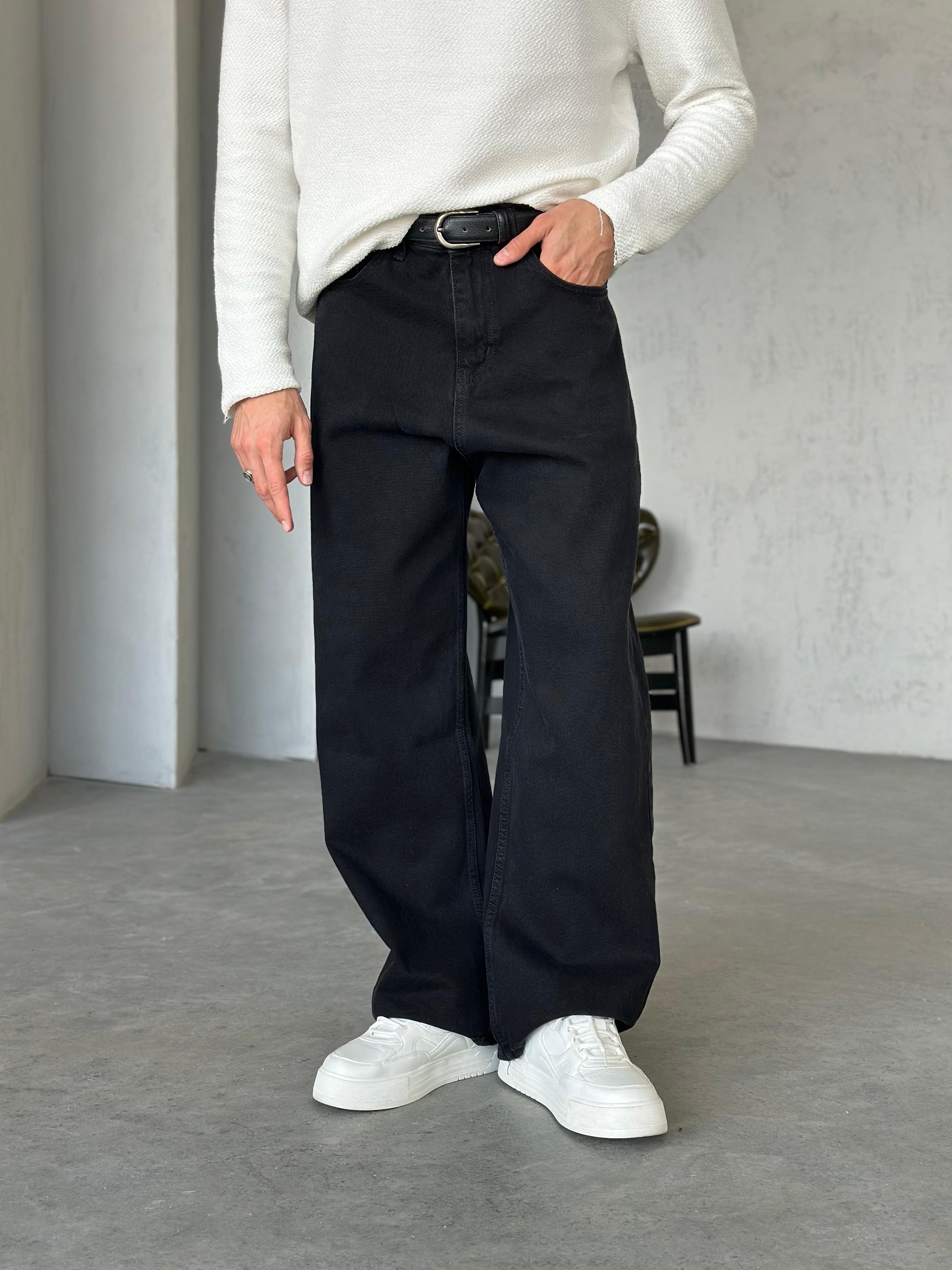 P531 Siyah Baggy Pantolon - W