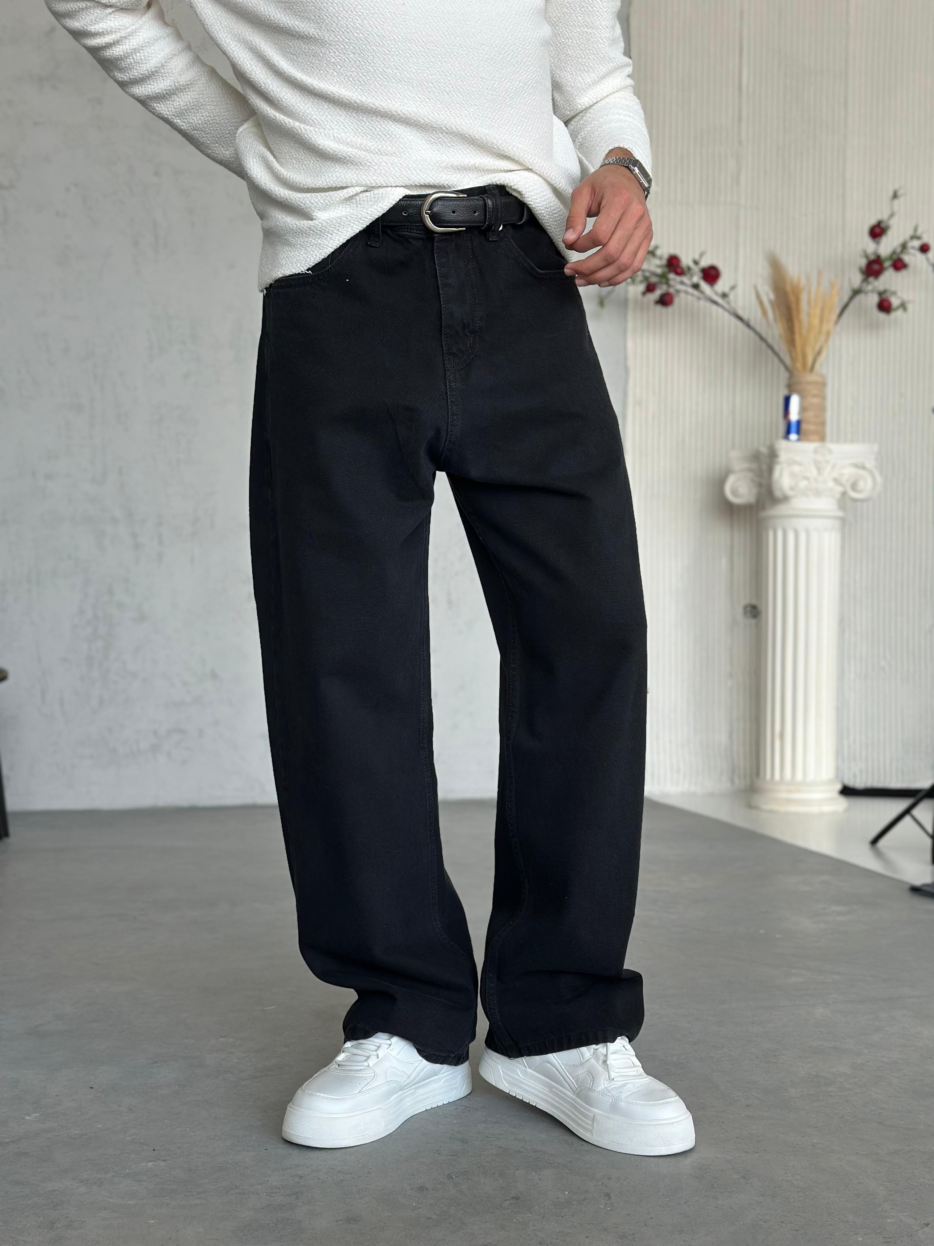 P531 Siyah Baggy Pantolon - W