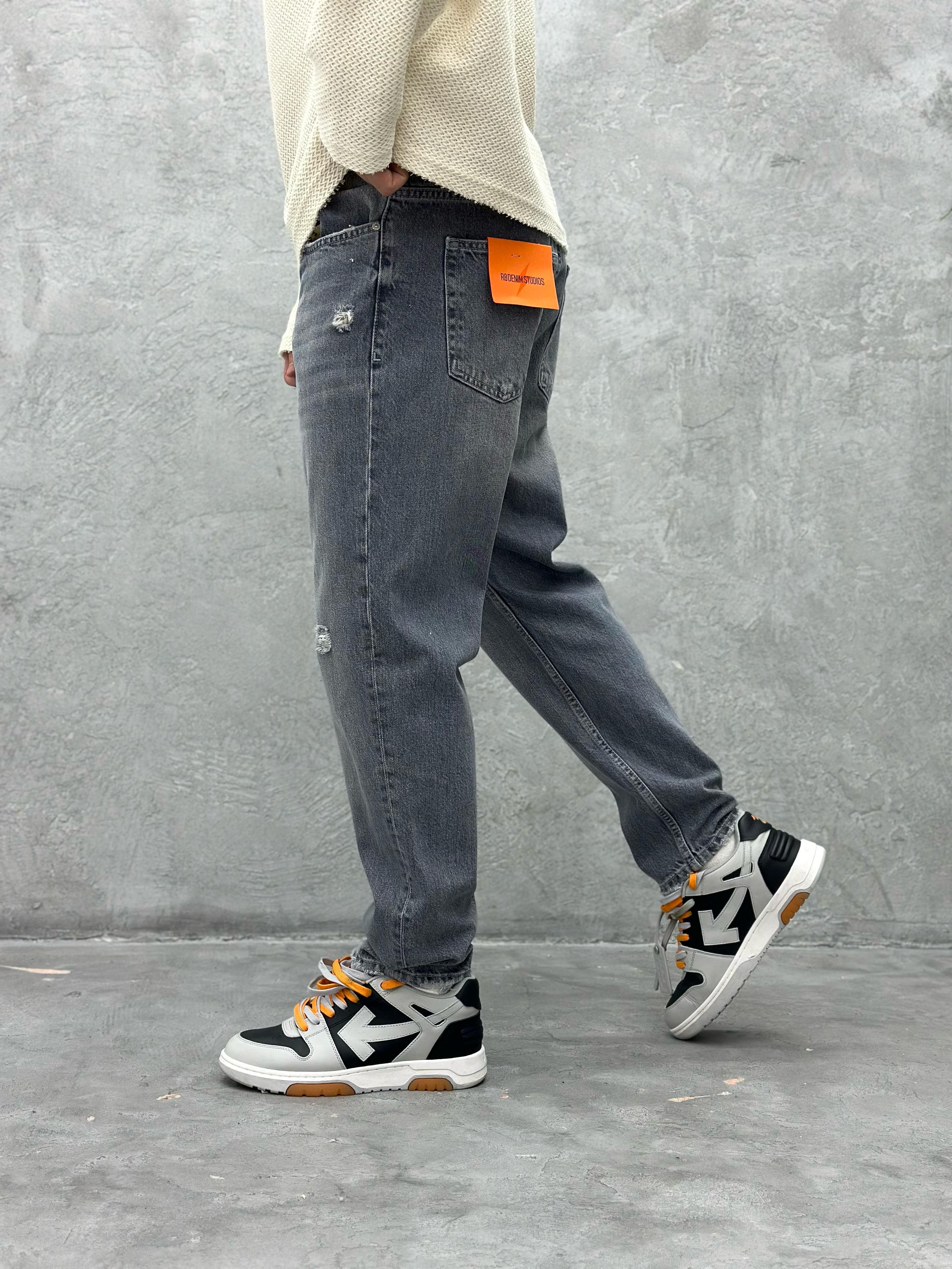 P509 YIRTIK DETAYLI BOYFRIEND PANTOLON
