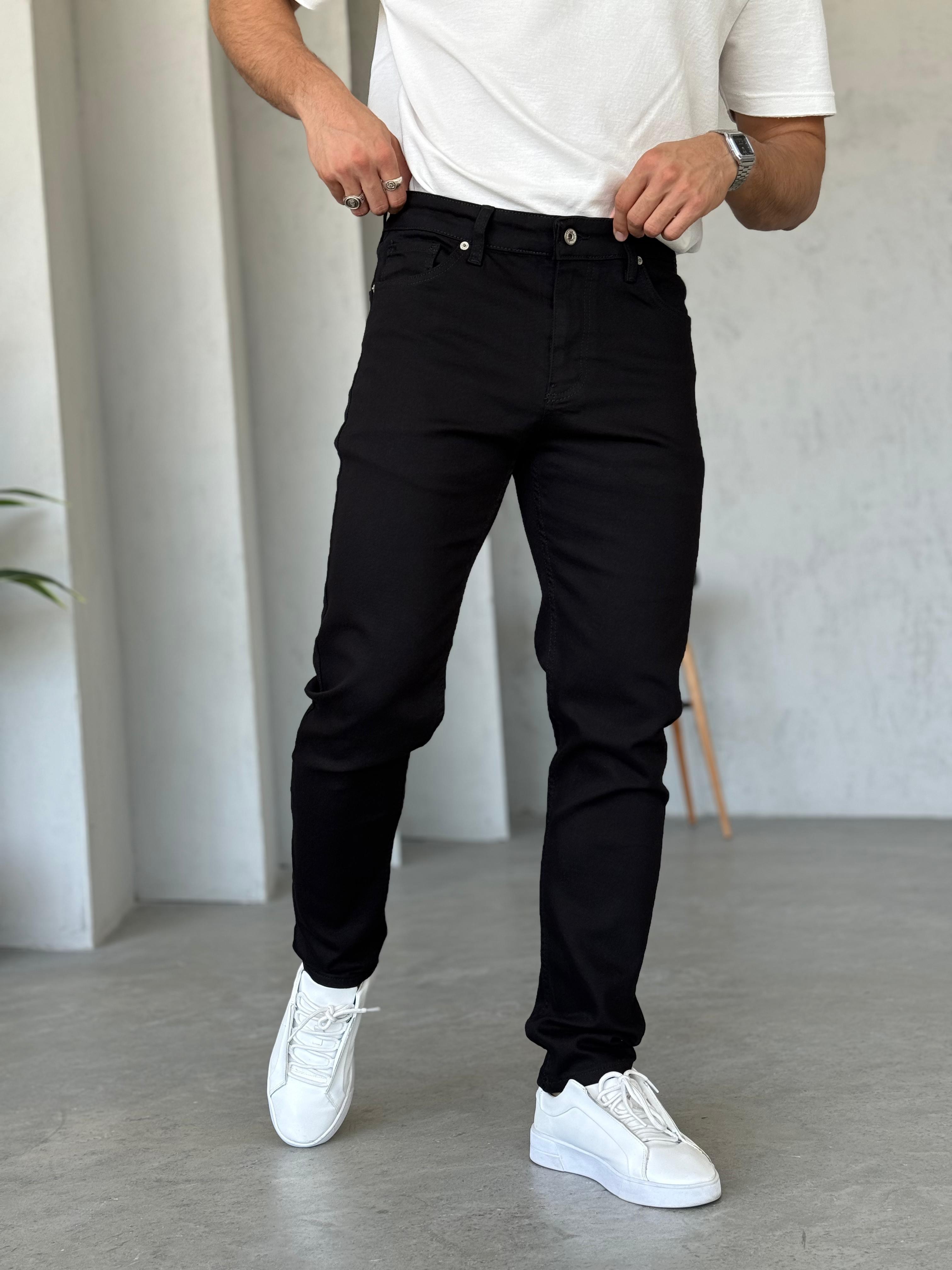 P600 Regular Fit Siyah Pantolon