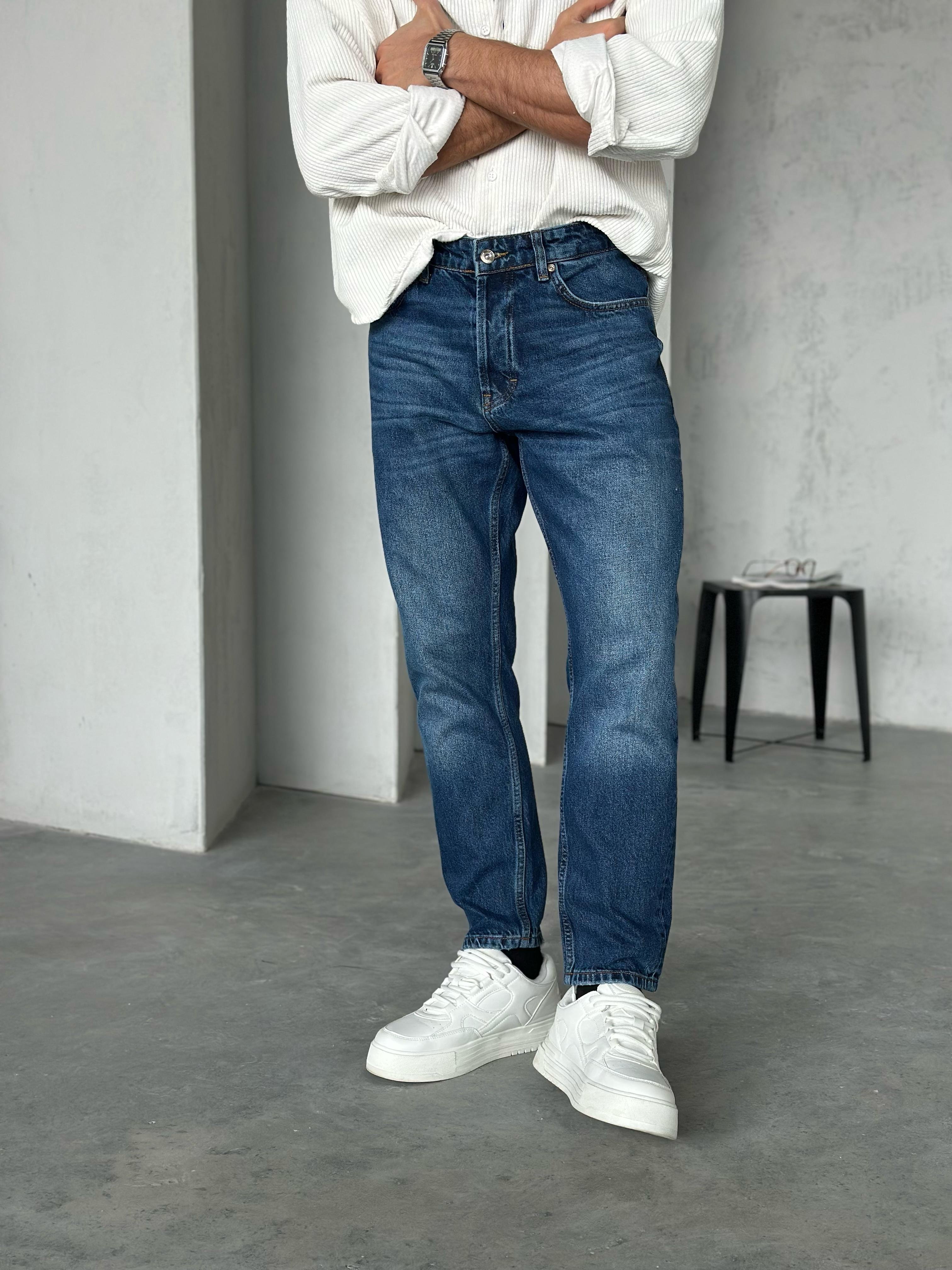 P521 MAVİ BASIC BOYFRIEND PANTOLON