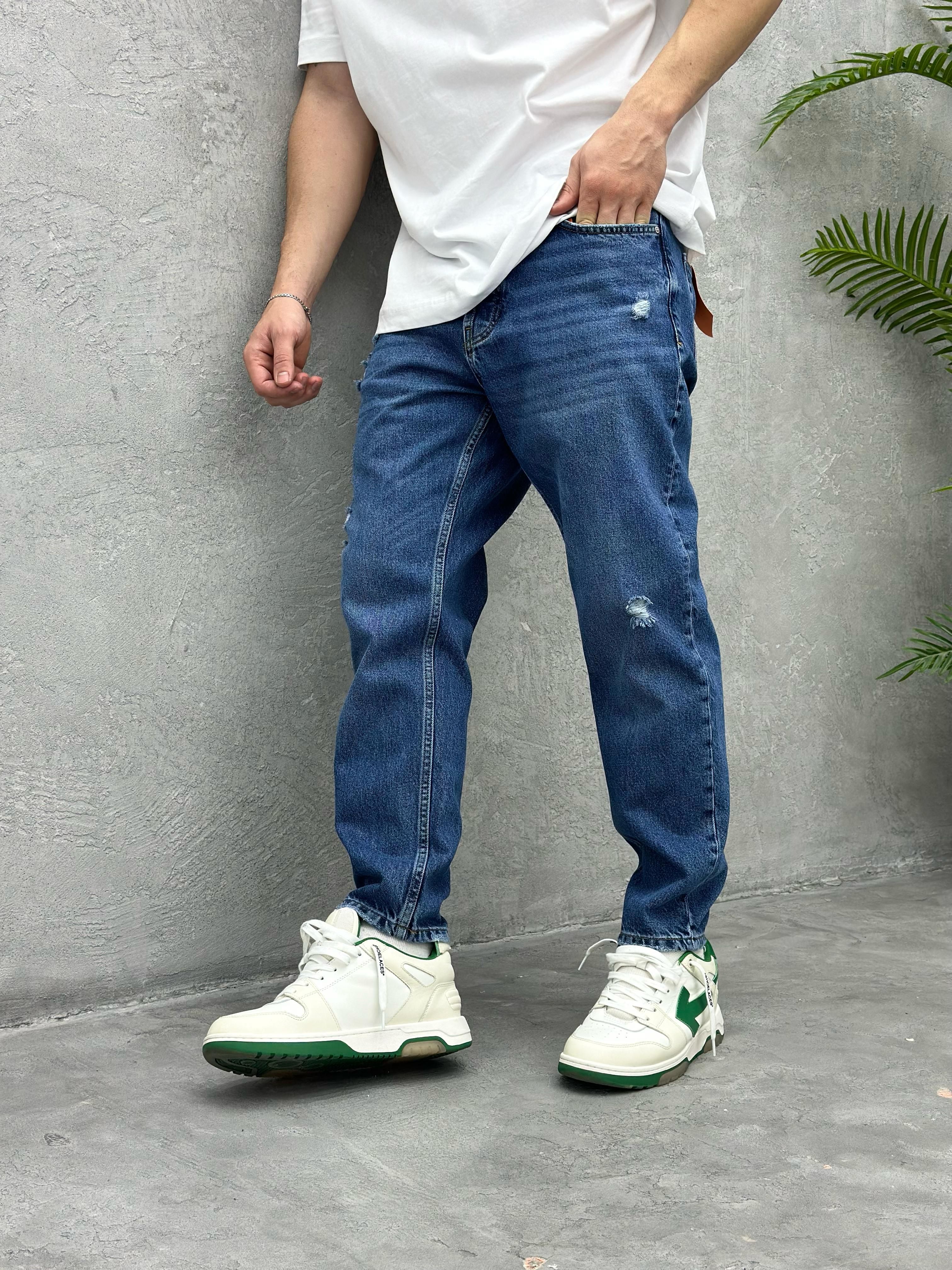 P510 YIRTIK DETAYLI BOYFRIEND PANTOLON