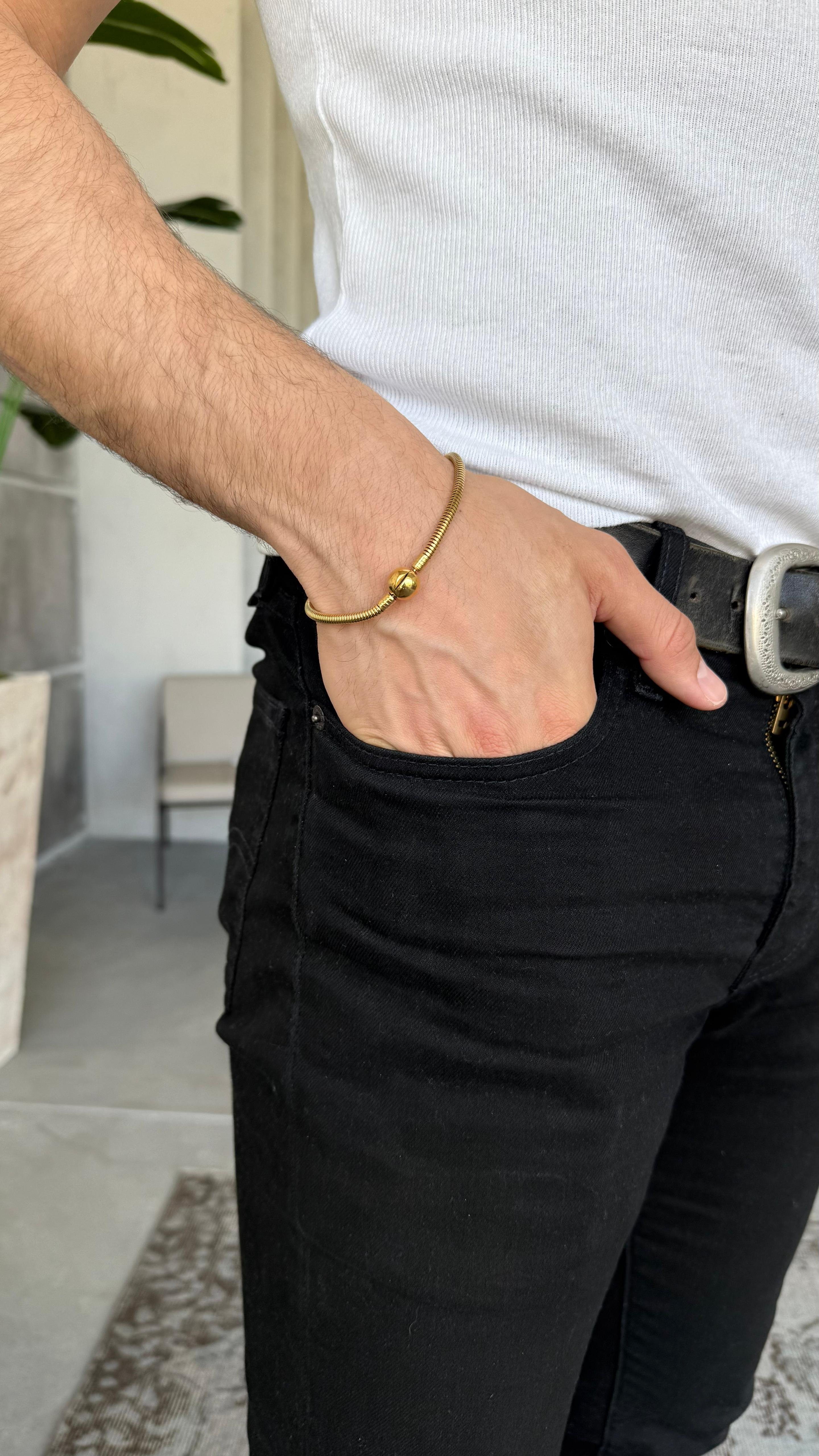 AK210 Çelik Kelepçe Bileklik