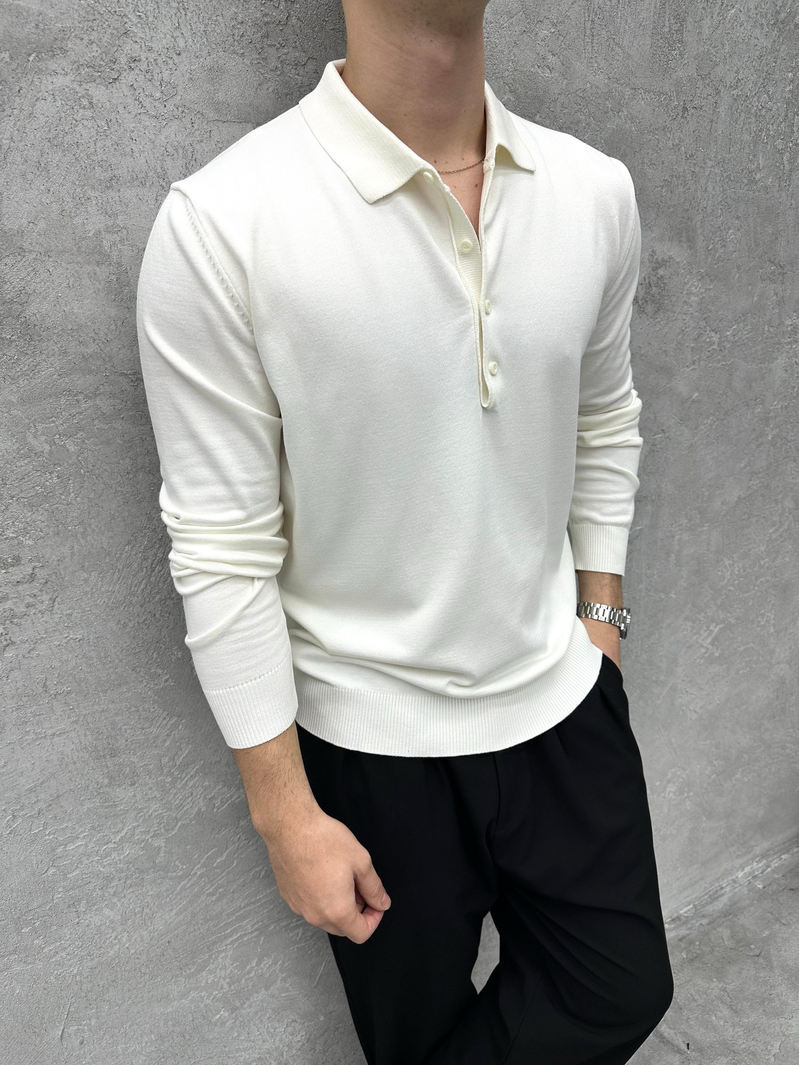 TR1024 OVERSIZE POLO YAKA TRİKO