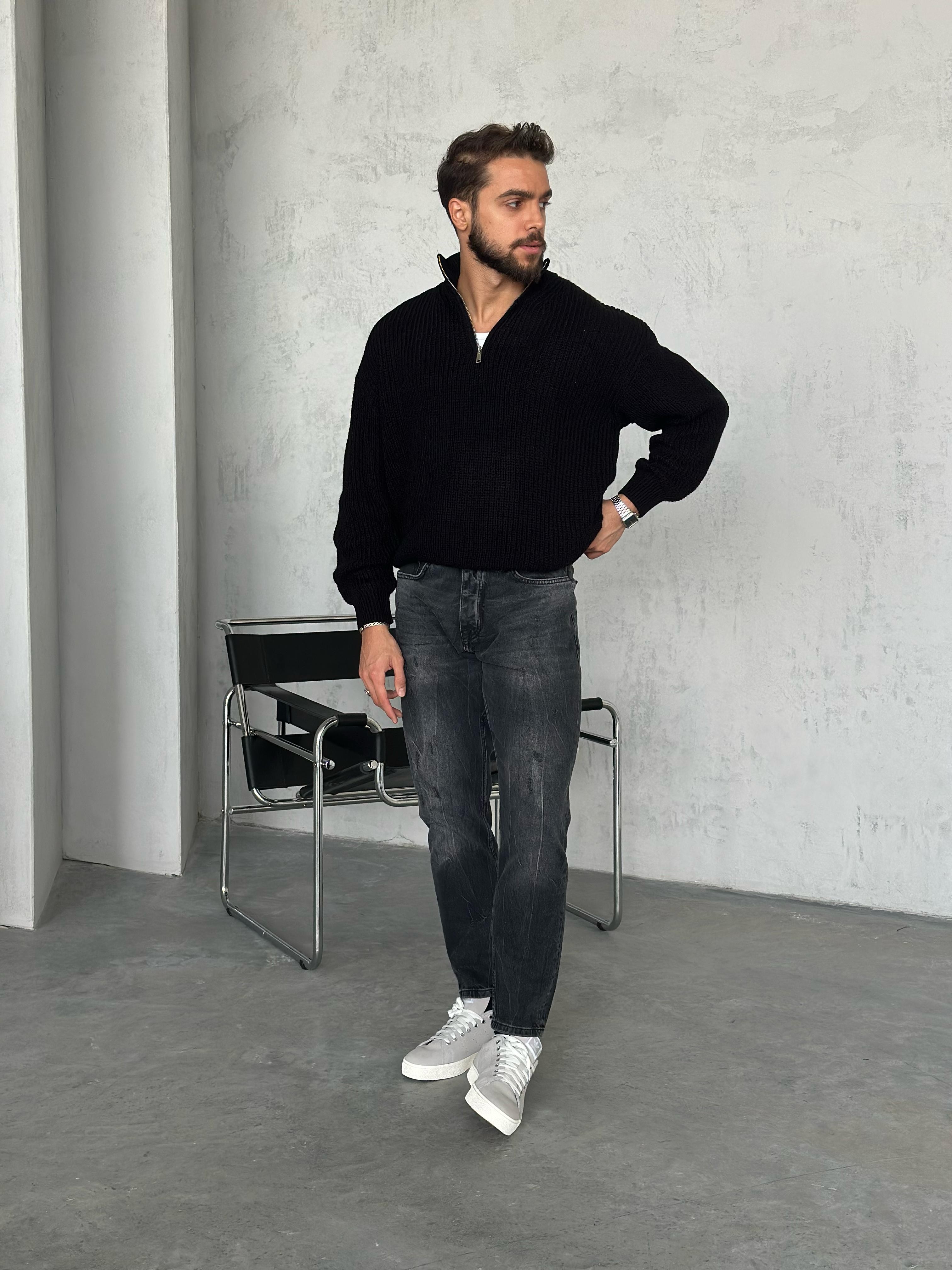 TR1007 FERMUARLI ÖRME TRİKO