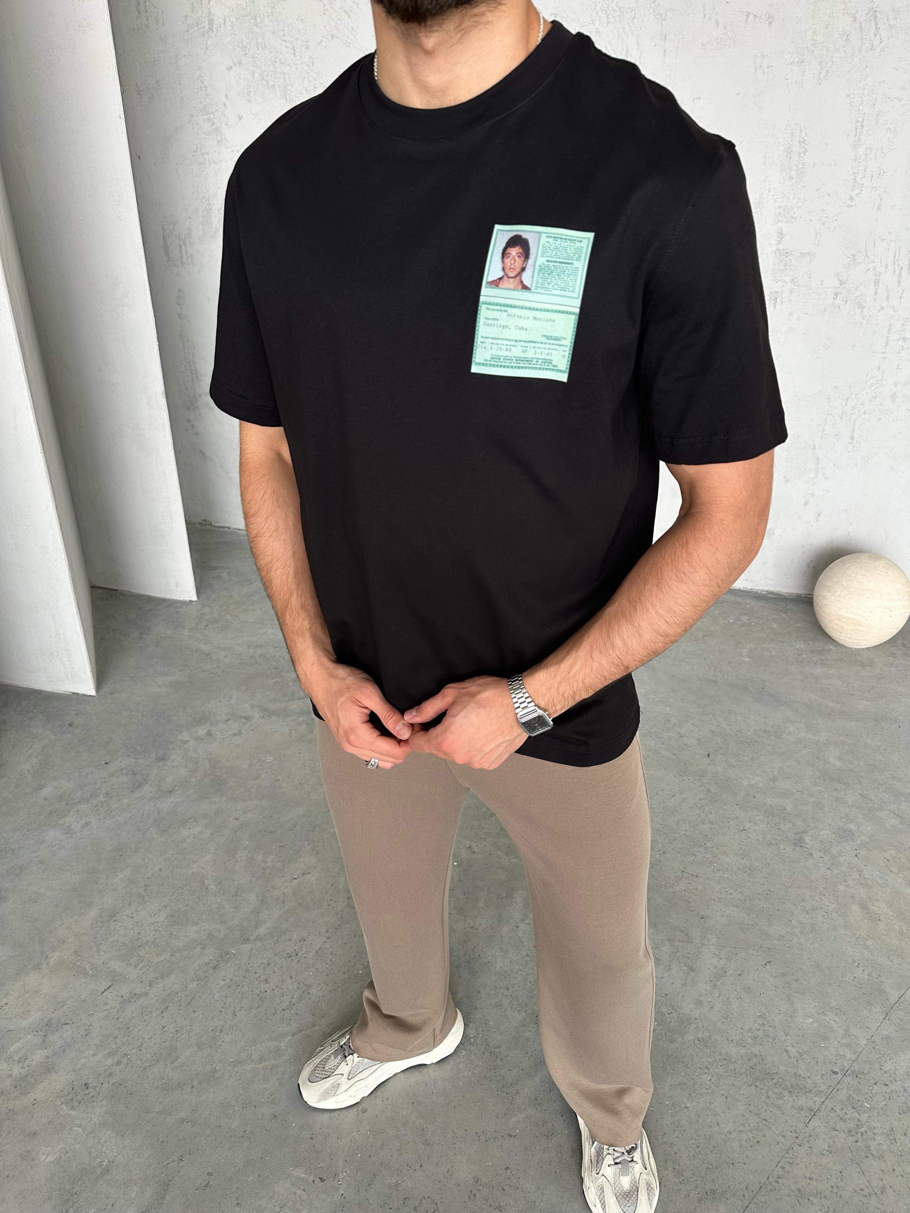 T1995 Scarface T-shirt Siyah