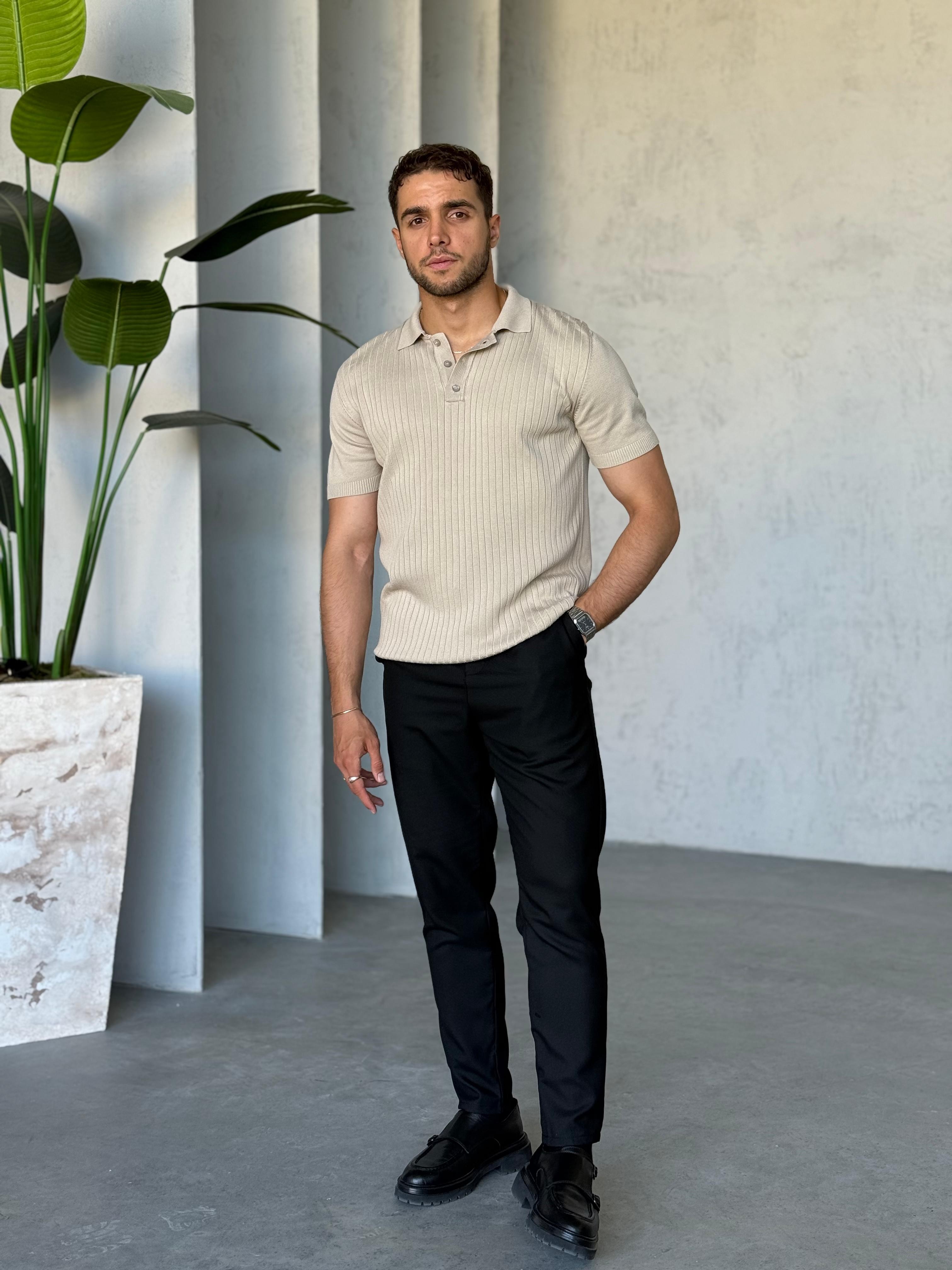TR901 Polo Yaka Triko Krem
