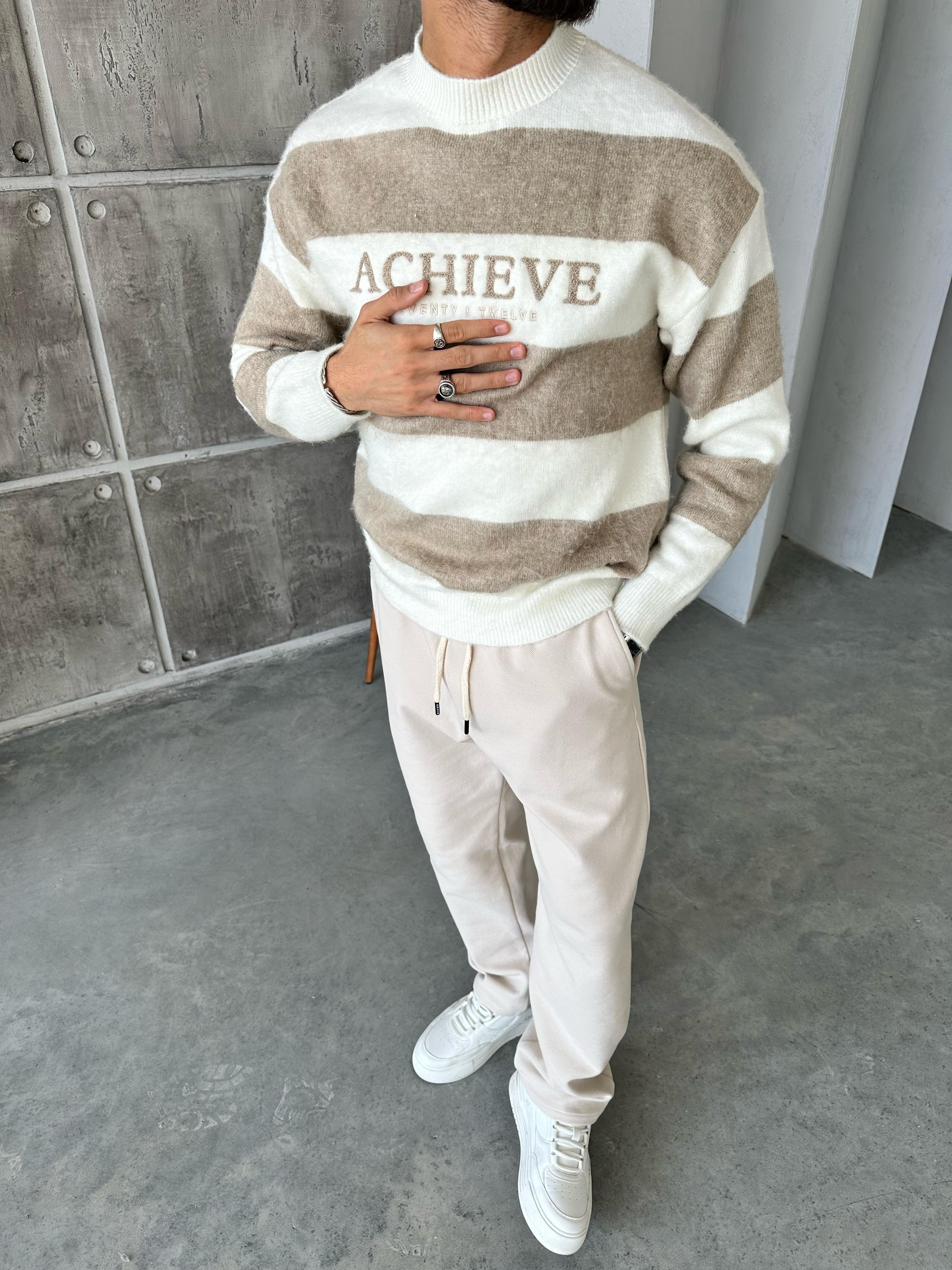 TR1063 ACHIEVE YAZILI TRİKO