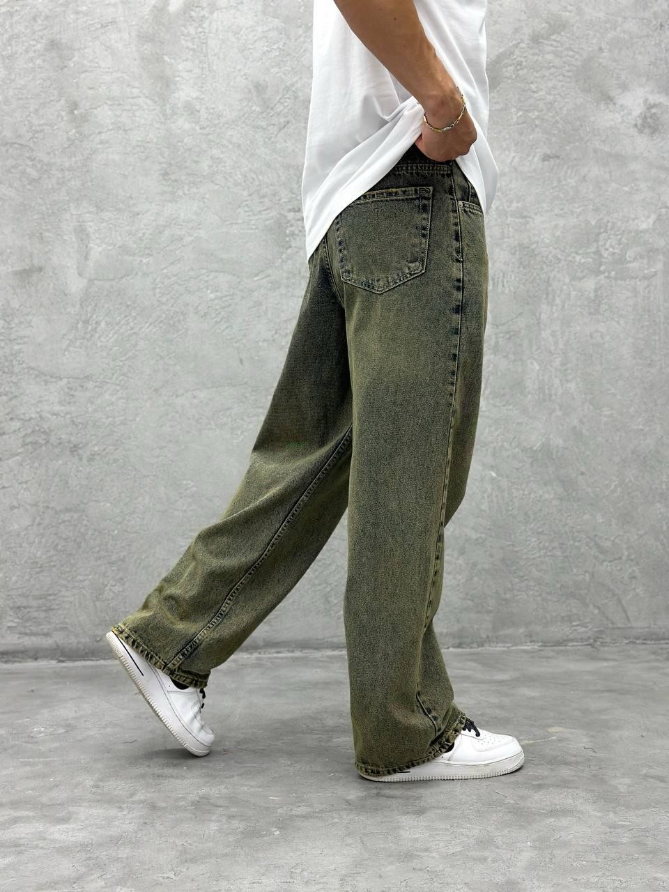 P433 Yıkamalı Ekstra Bol Baggy Pantolon
