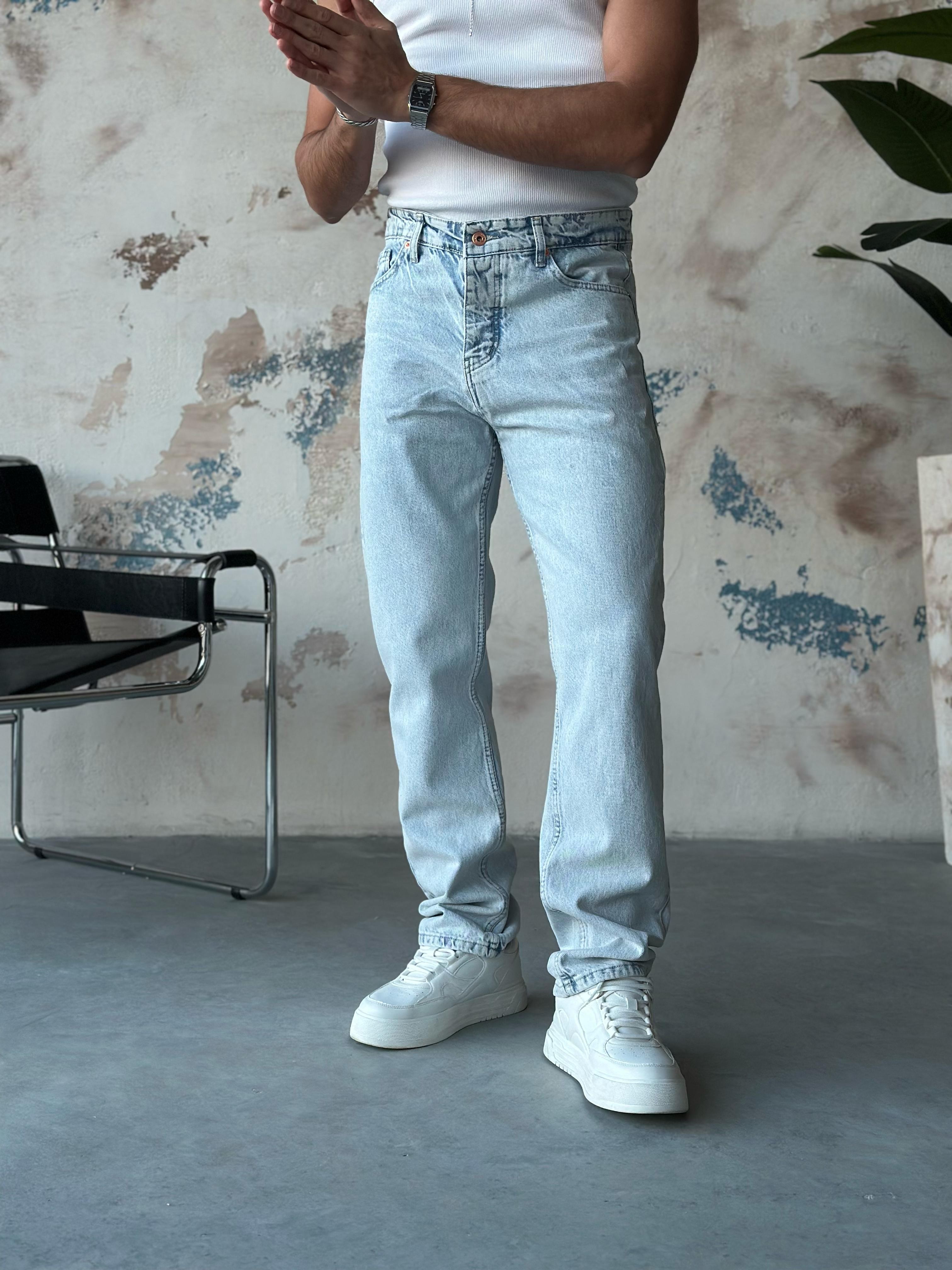 P533 Kar Yıkama Baggy Pantolon - W