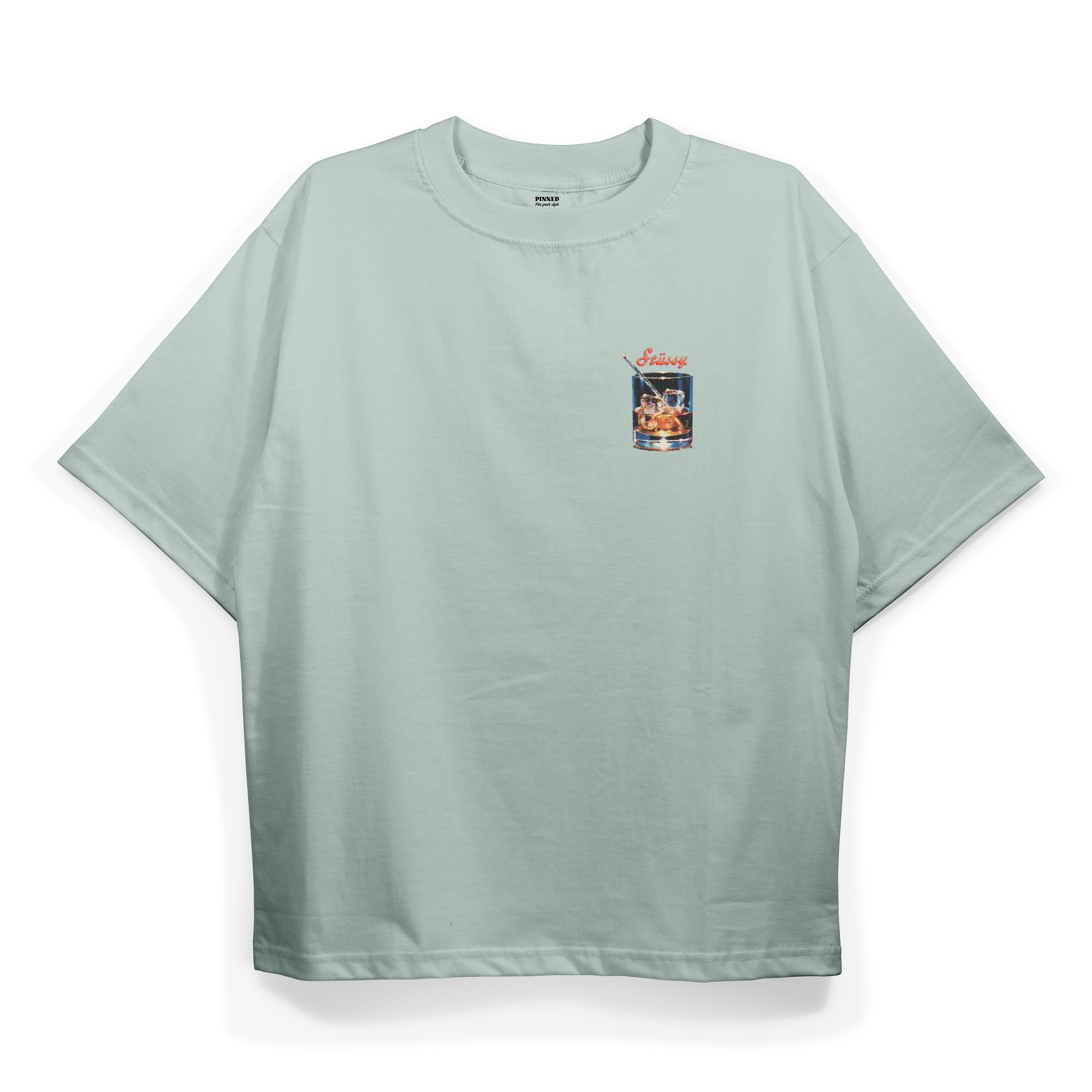 T2014 Cheers Baskılı Oversize Tshirt