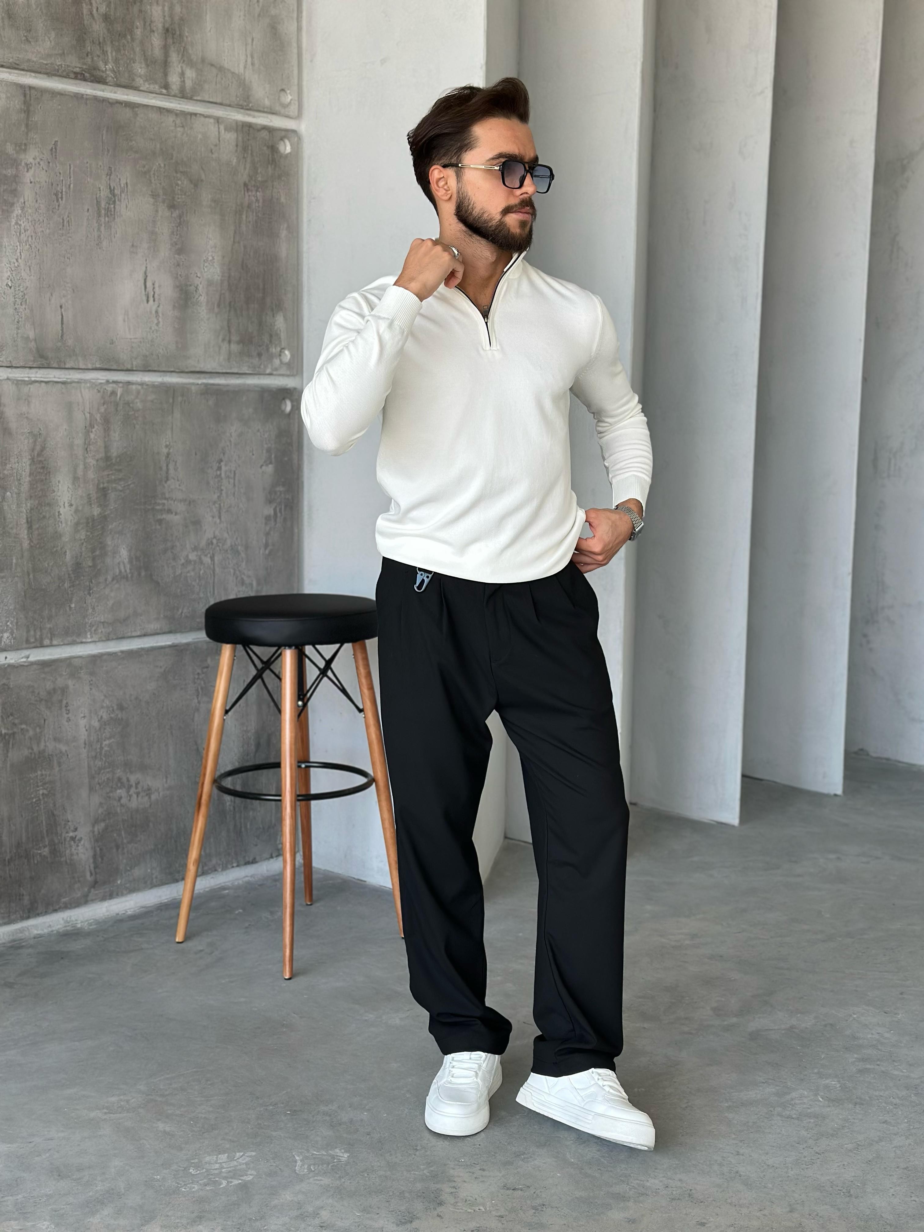 TR1065 FERMUARLI TRİKO KAZAK