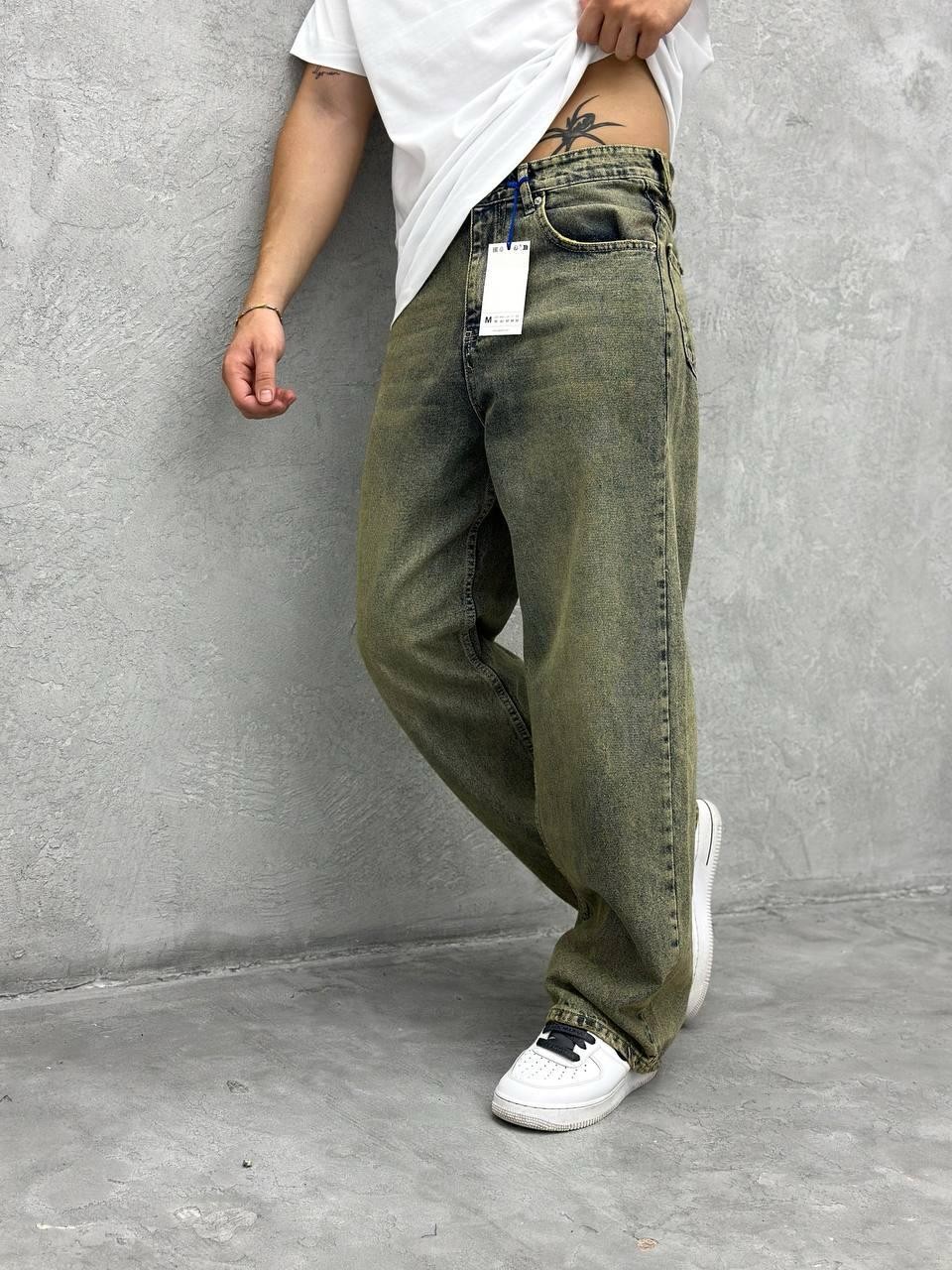 P433 Yıkamalı Ekstra Bol Baggy Pantolon