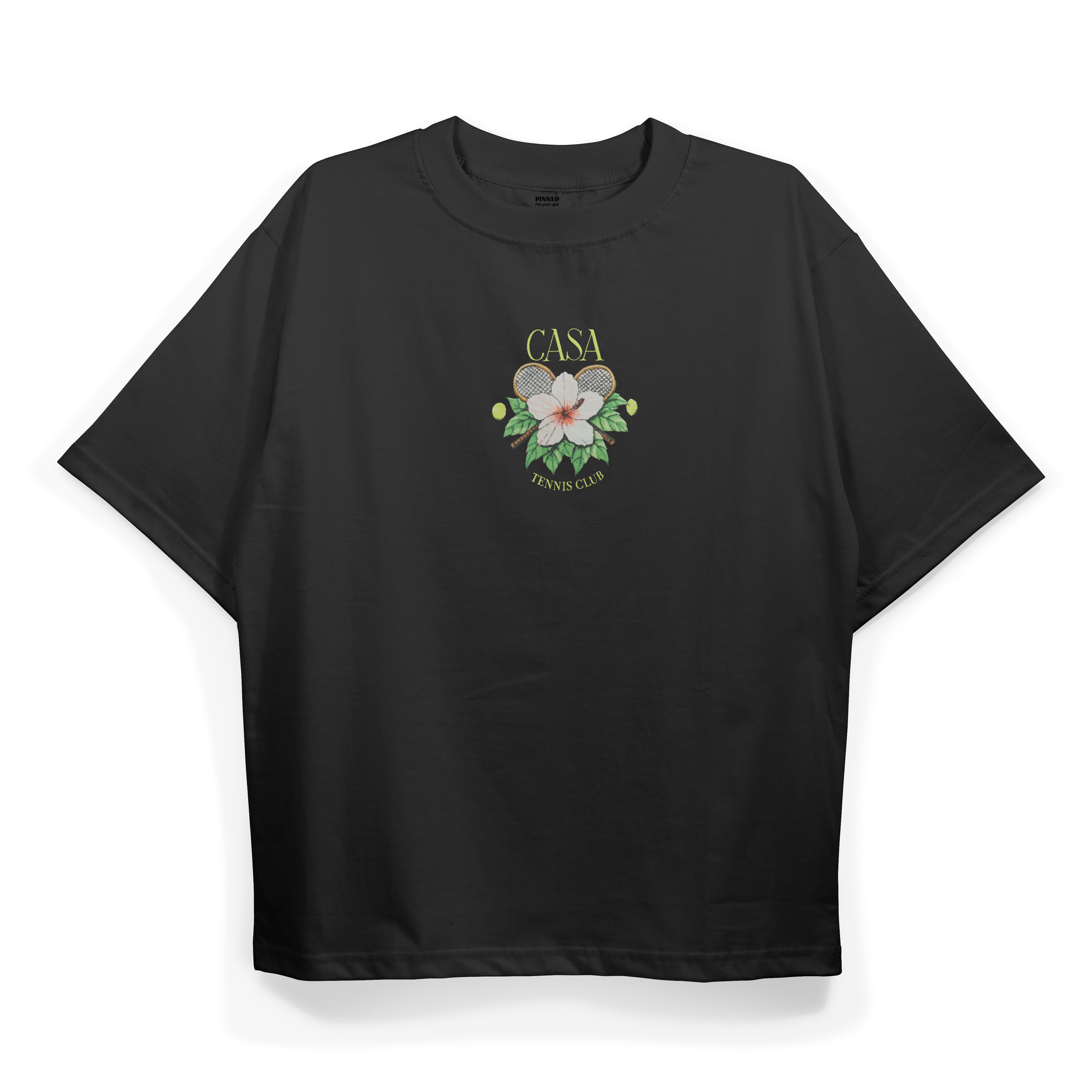 T2017 Casa Tennis Club Baskılı Oversize Tshirt