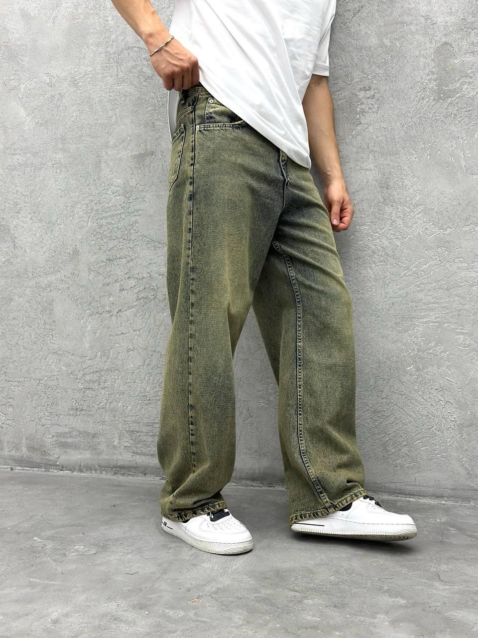 P433 Yıkamalı Ekstra Bol Baggy Pantolon