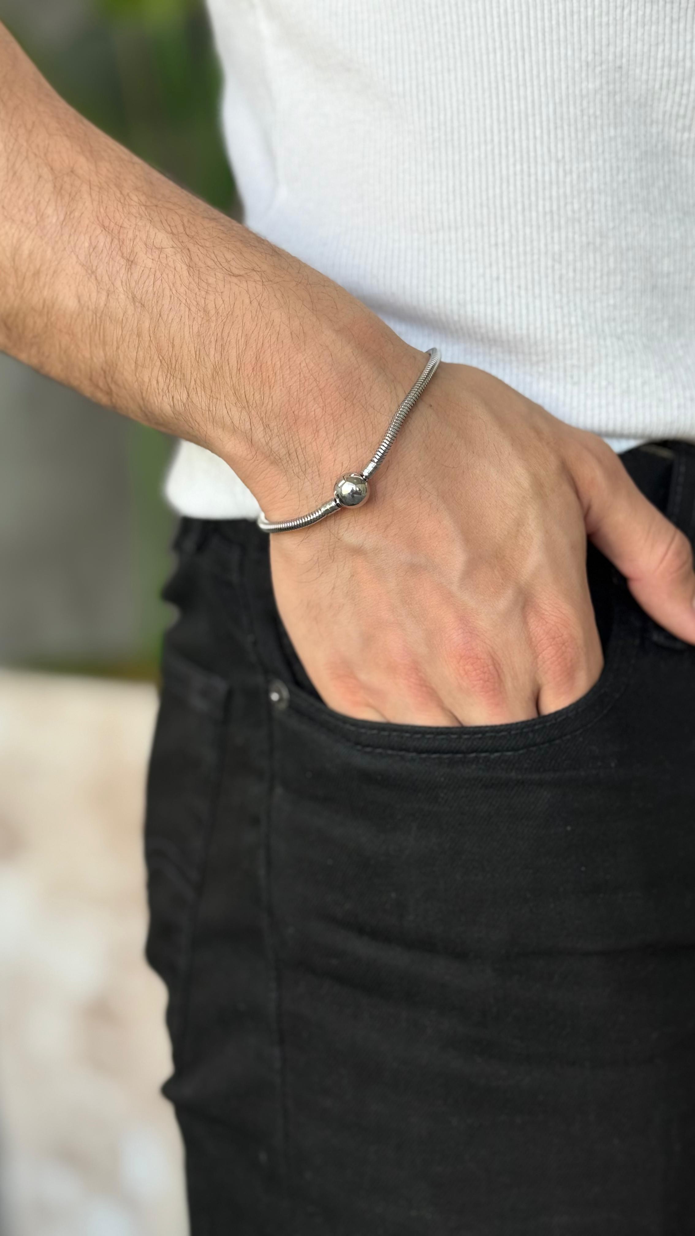 AK209 Çelik Kelepçe Bileklik