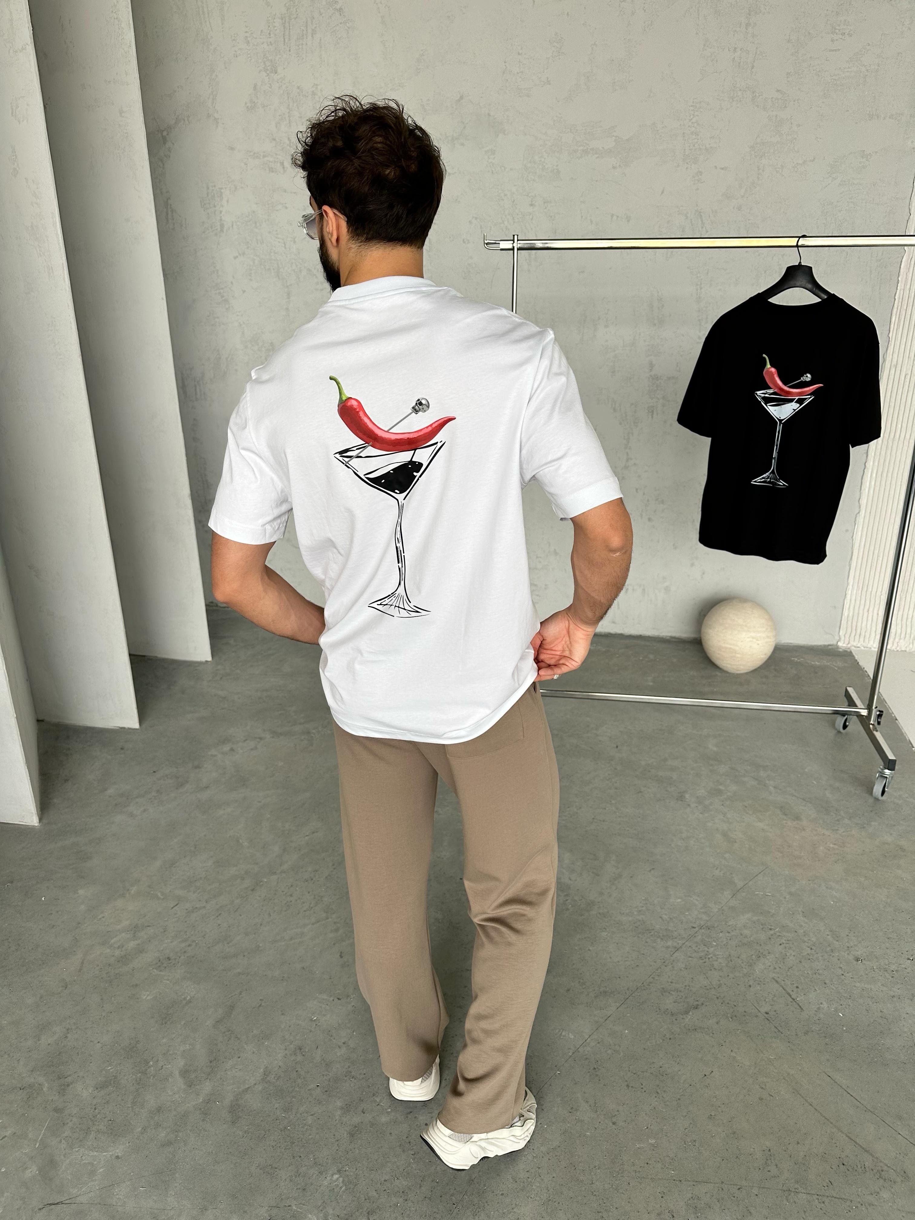 T1994 Hot Chili Passion T-shirt Beyaz