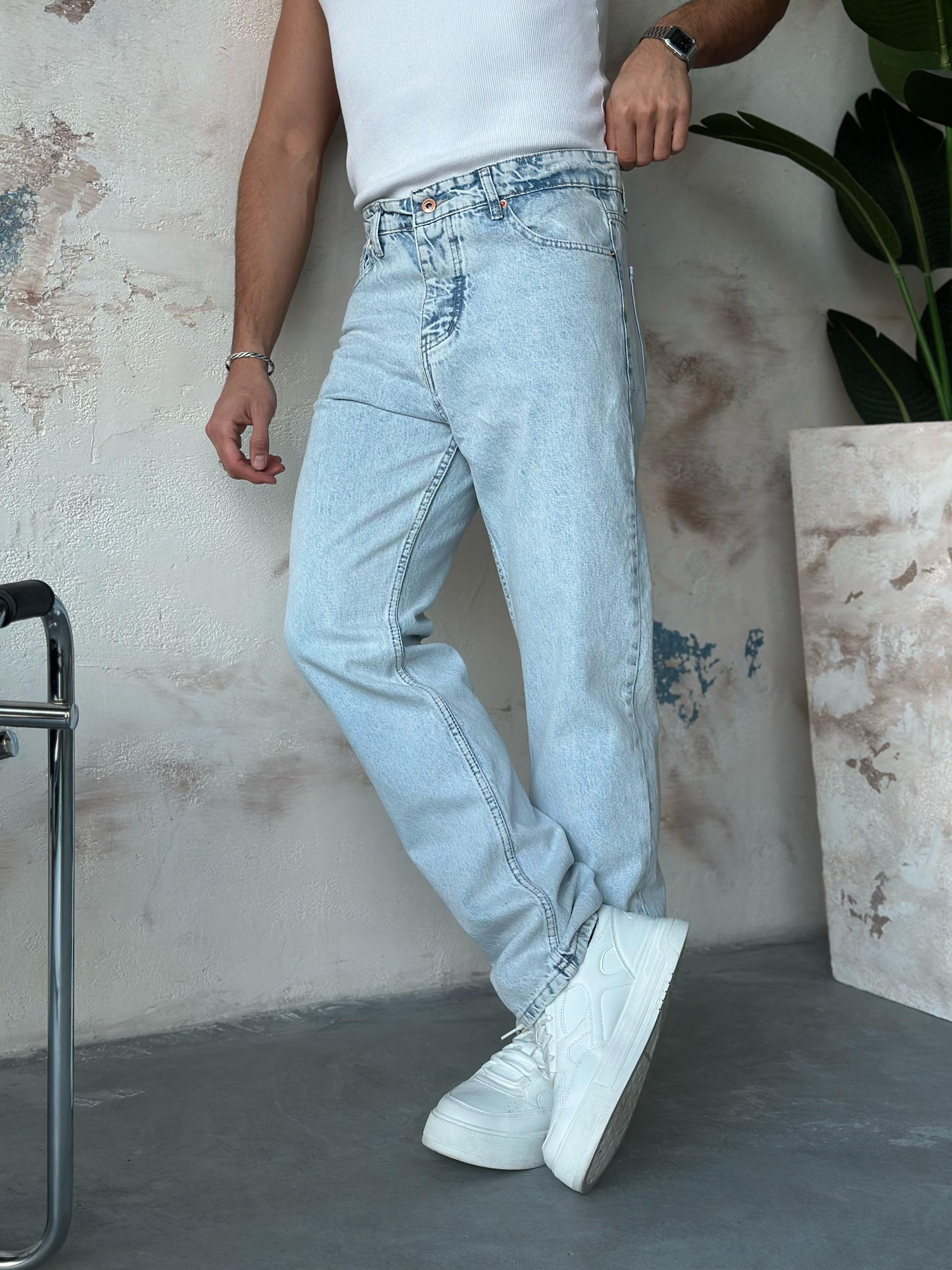 P533 Kar Yıkama Baggy Pantolon - W