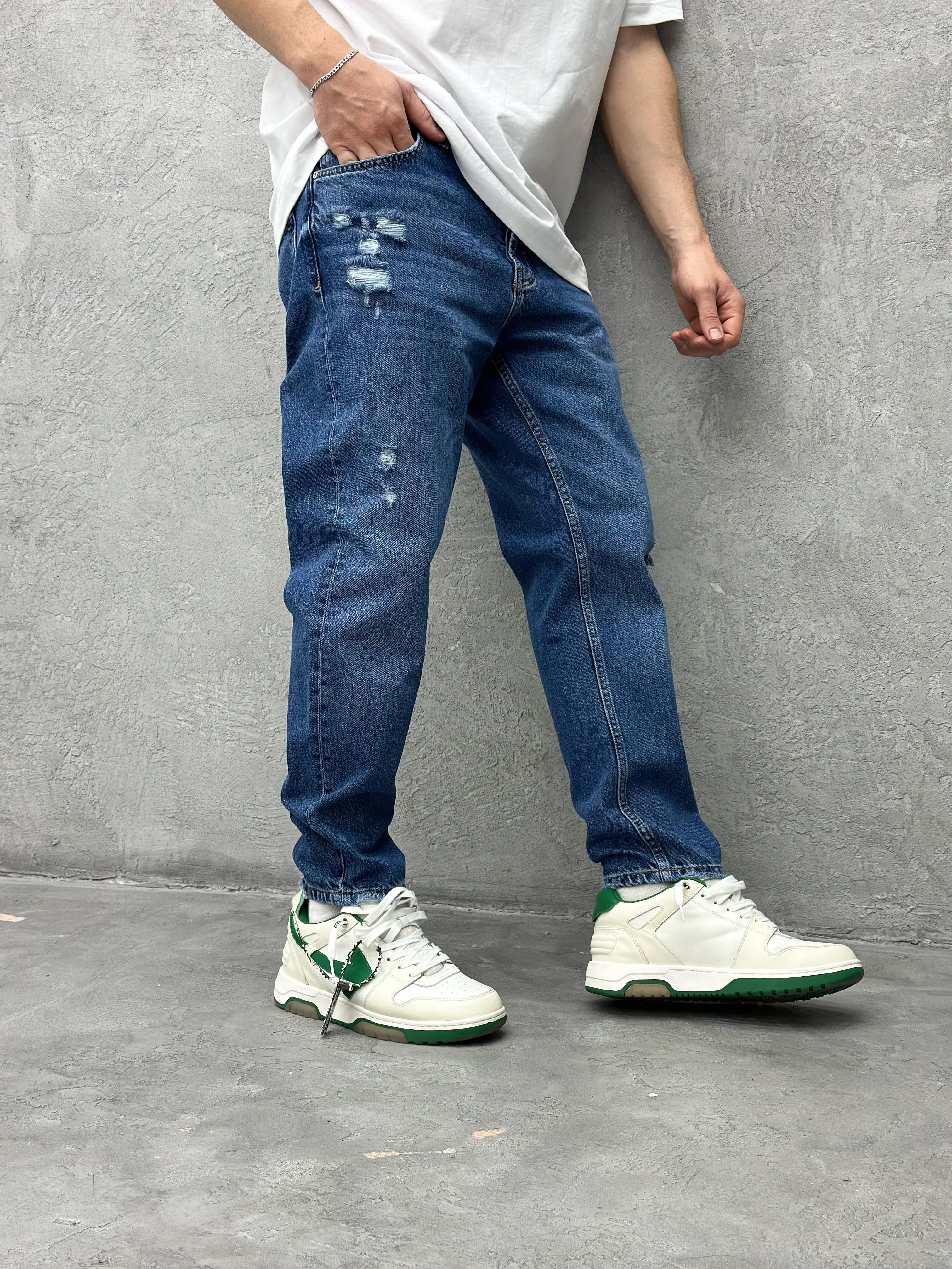 P510 YIRTIK DETAYLI BOYFRIEND PANTOLON