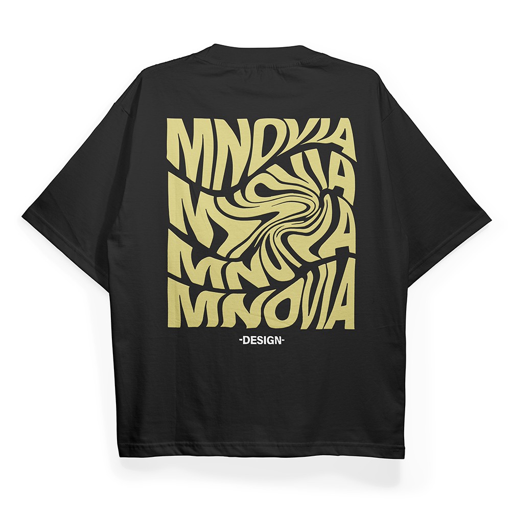 T2029 MNOVIA Baskılı Oversize Tshirt