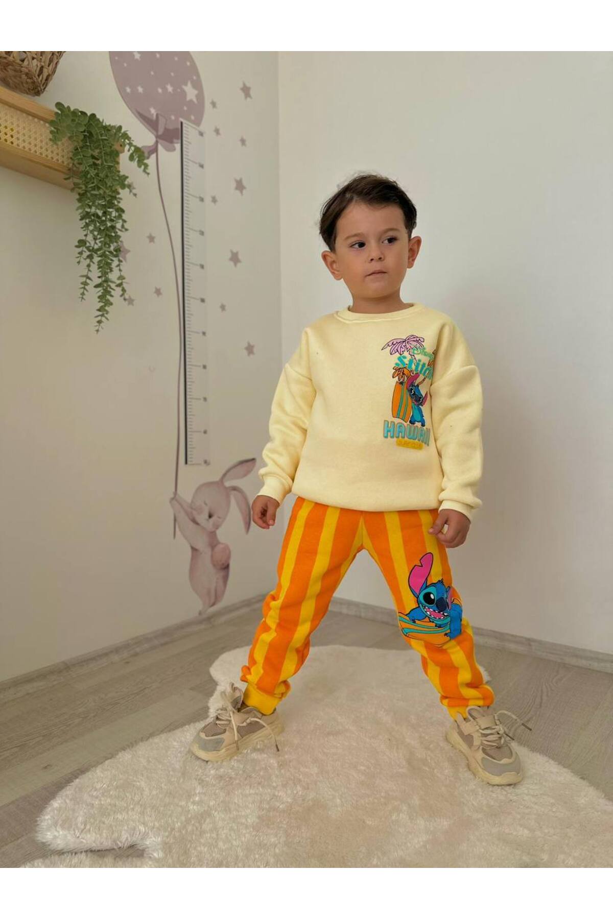 STİTCH ŞARDONLU ÇOCUK TAKIM