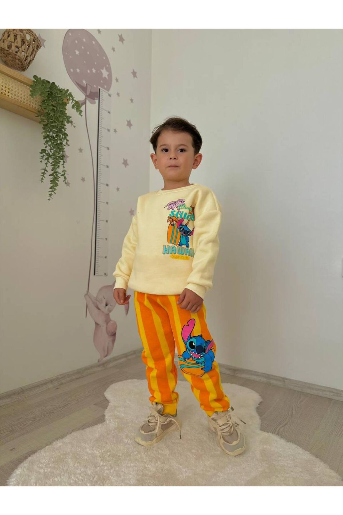 STİTCH ŞARDONLU ÇOCUK TAKIM