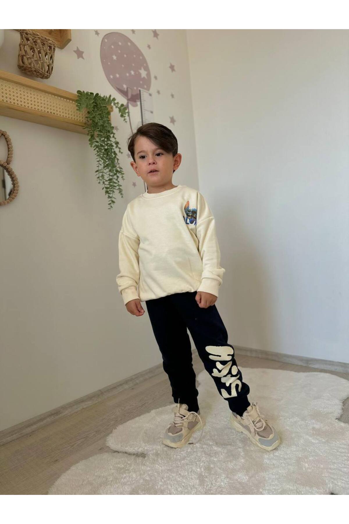 STİTCH BASKILI ÇOCUK TAKIM