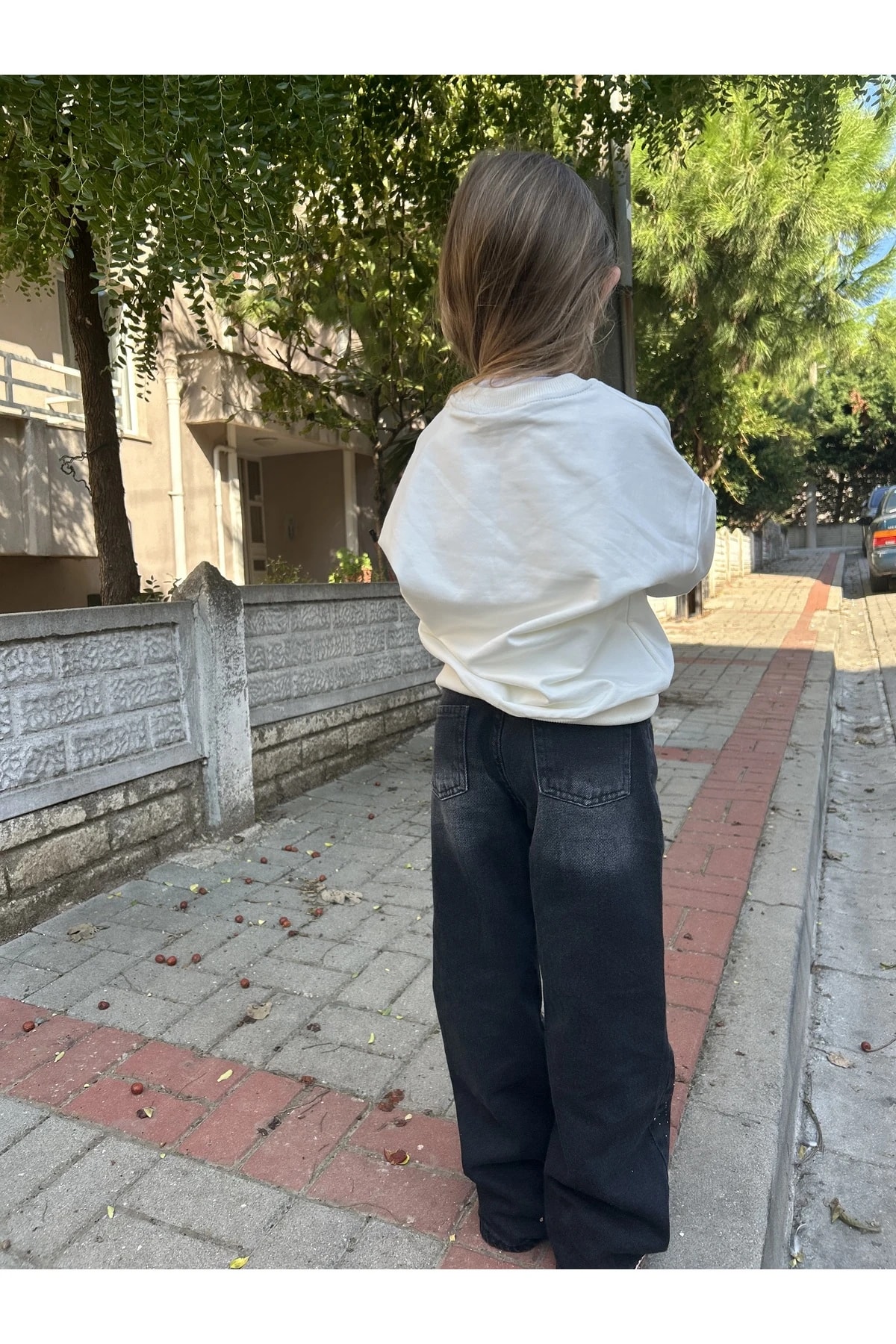 Kız Çocuk Kot Pantolonlu Takım Alt Üst Takım