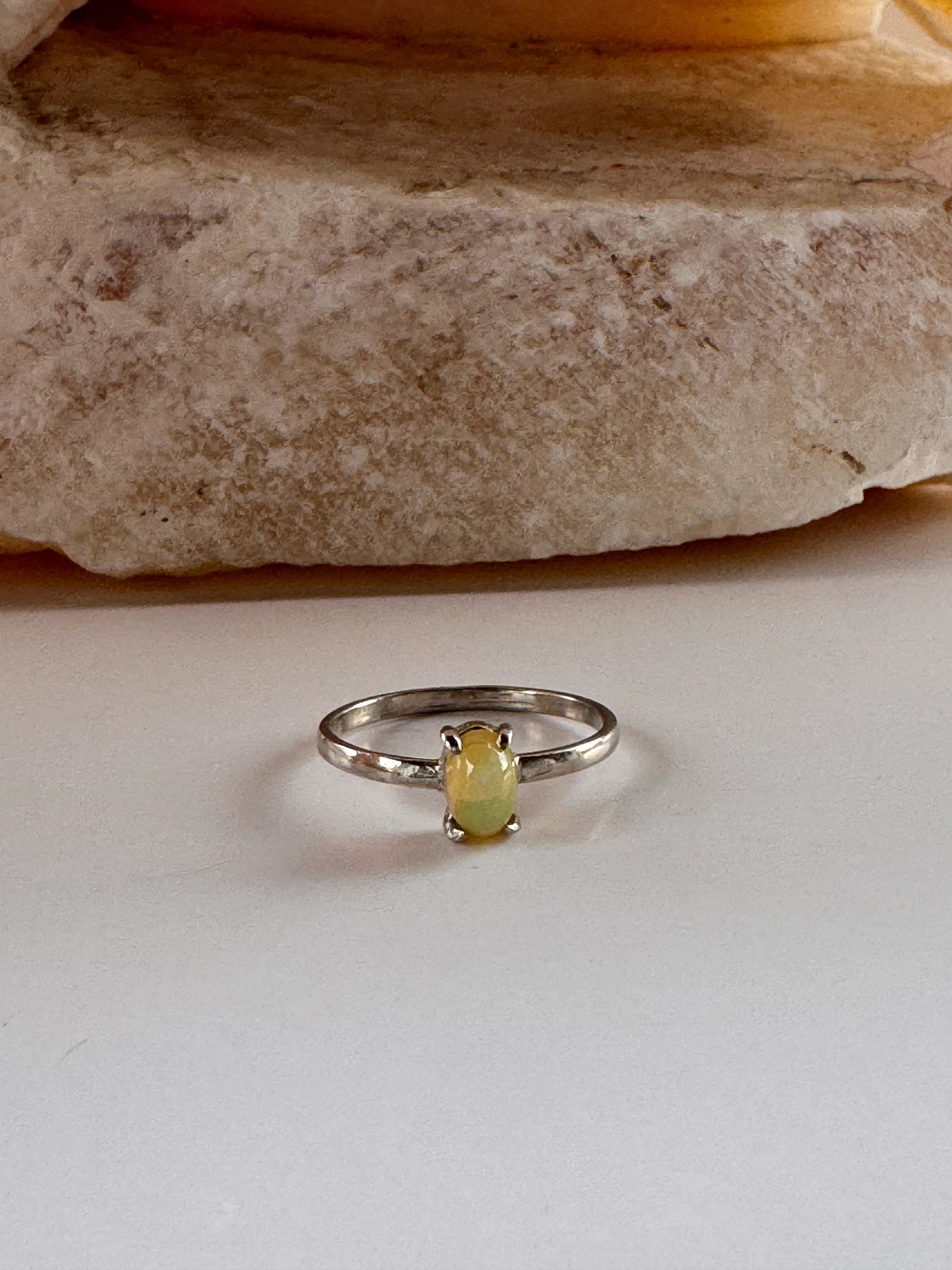 Opal Gümüş Yüzük