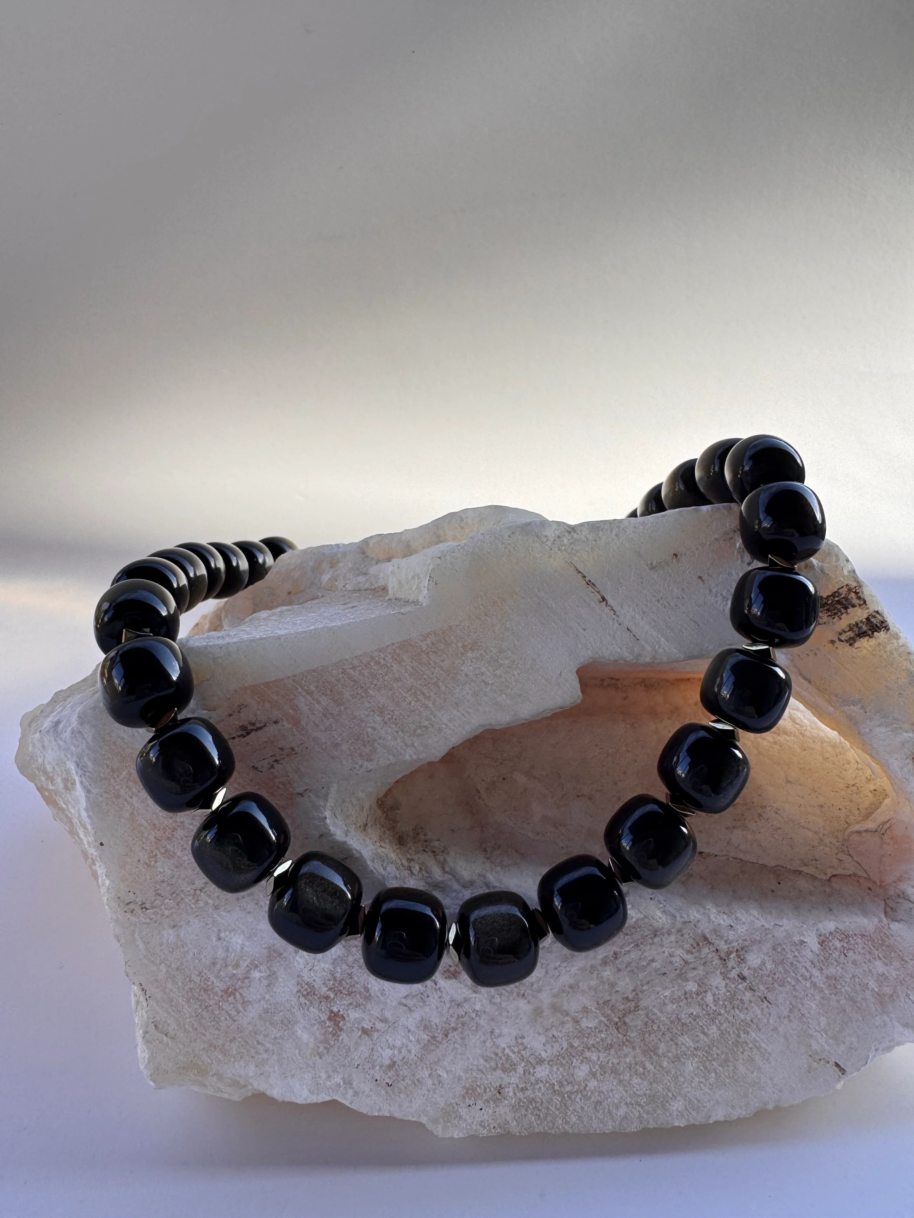 Obsidyen ( Ruhsal Korunma) Tasarım Kolye