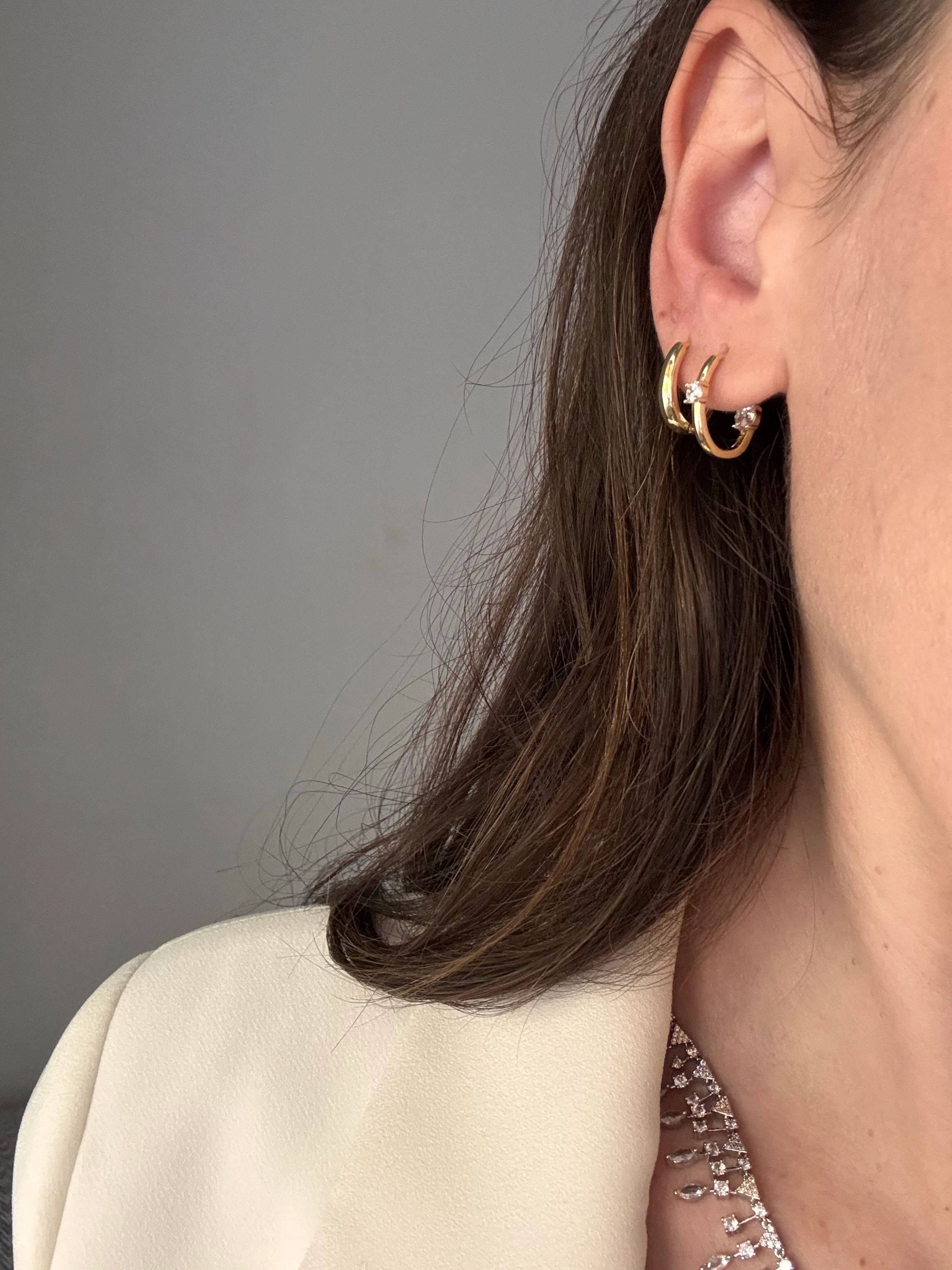 Swan İkili Küpe Seti