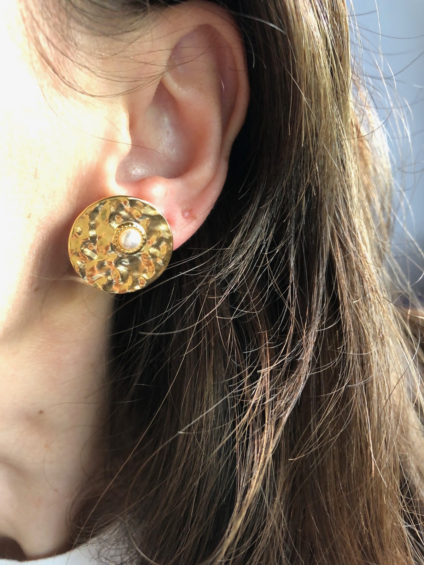 Mars Gold Küpe