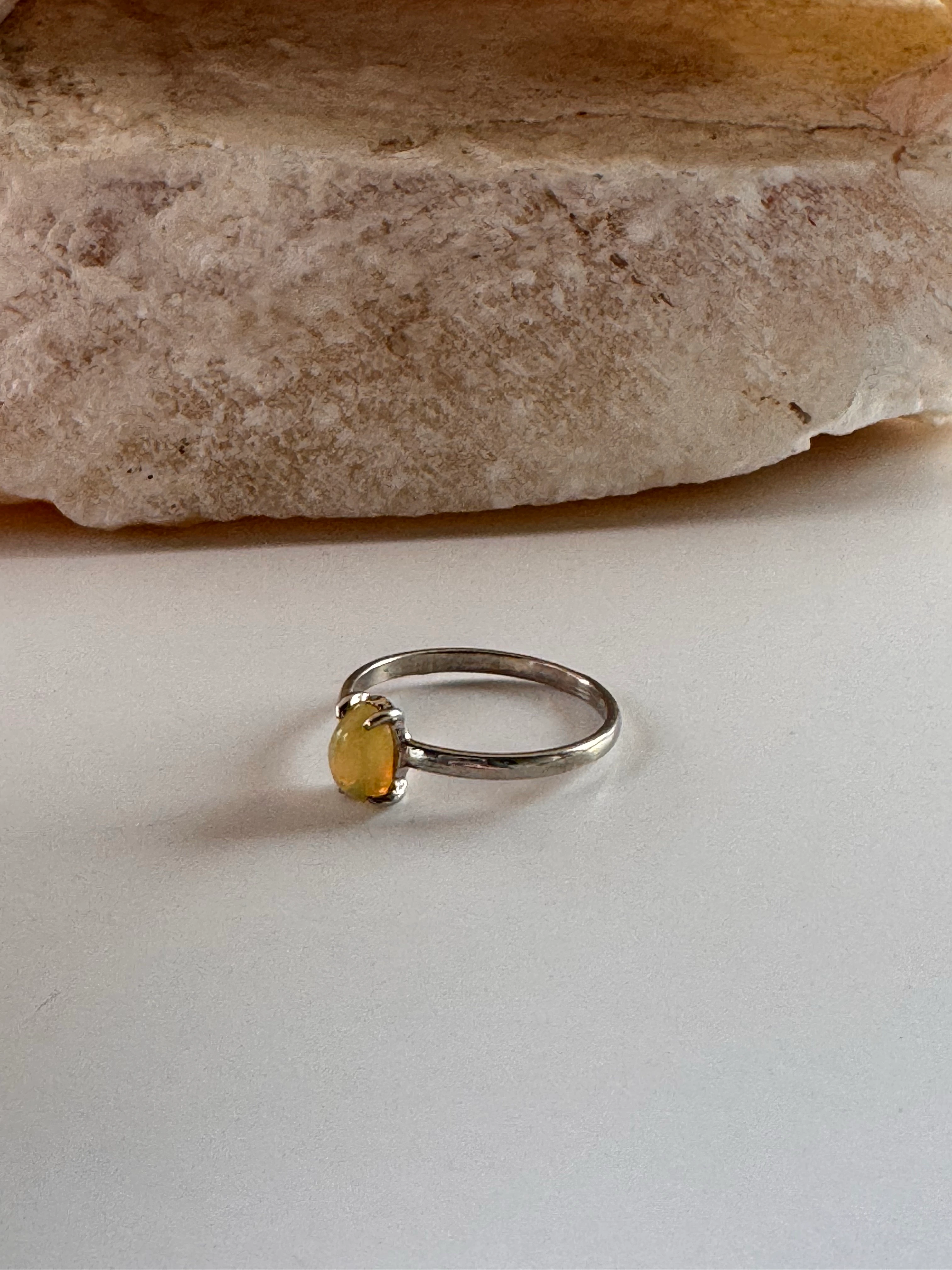 Opal Gümüş Yüzük