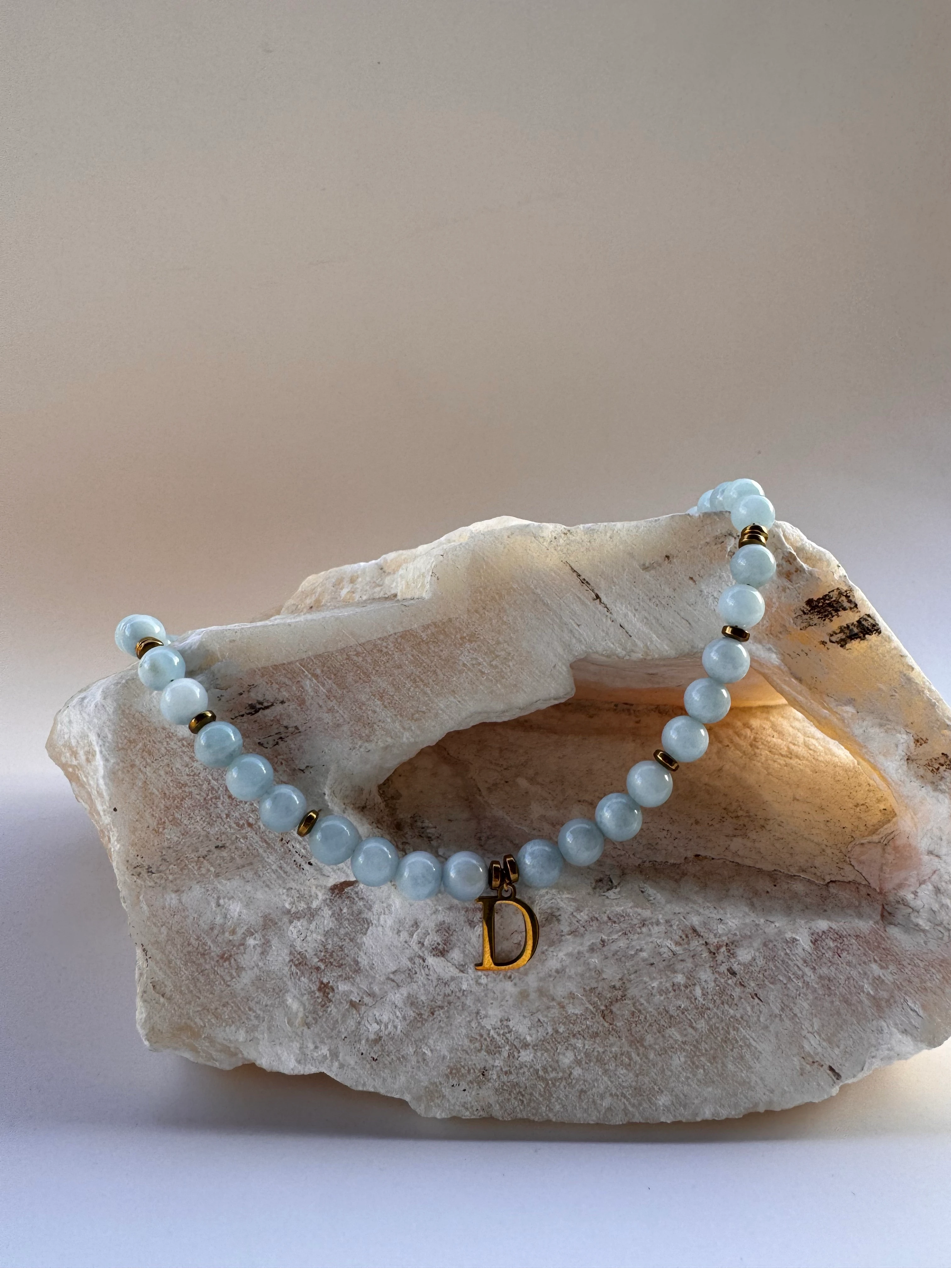 Akuamarin( Mutluluk Ve Şans) Tasarım Kolye