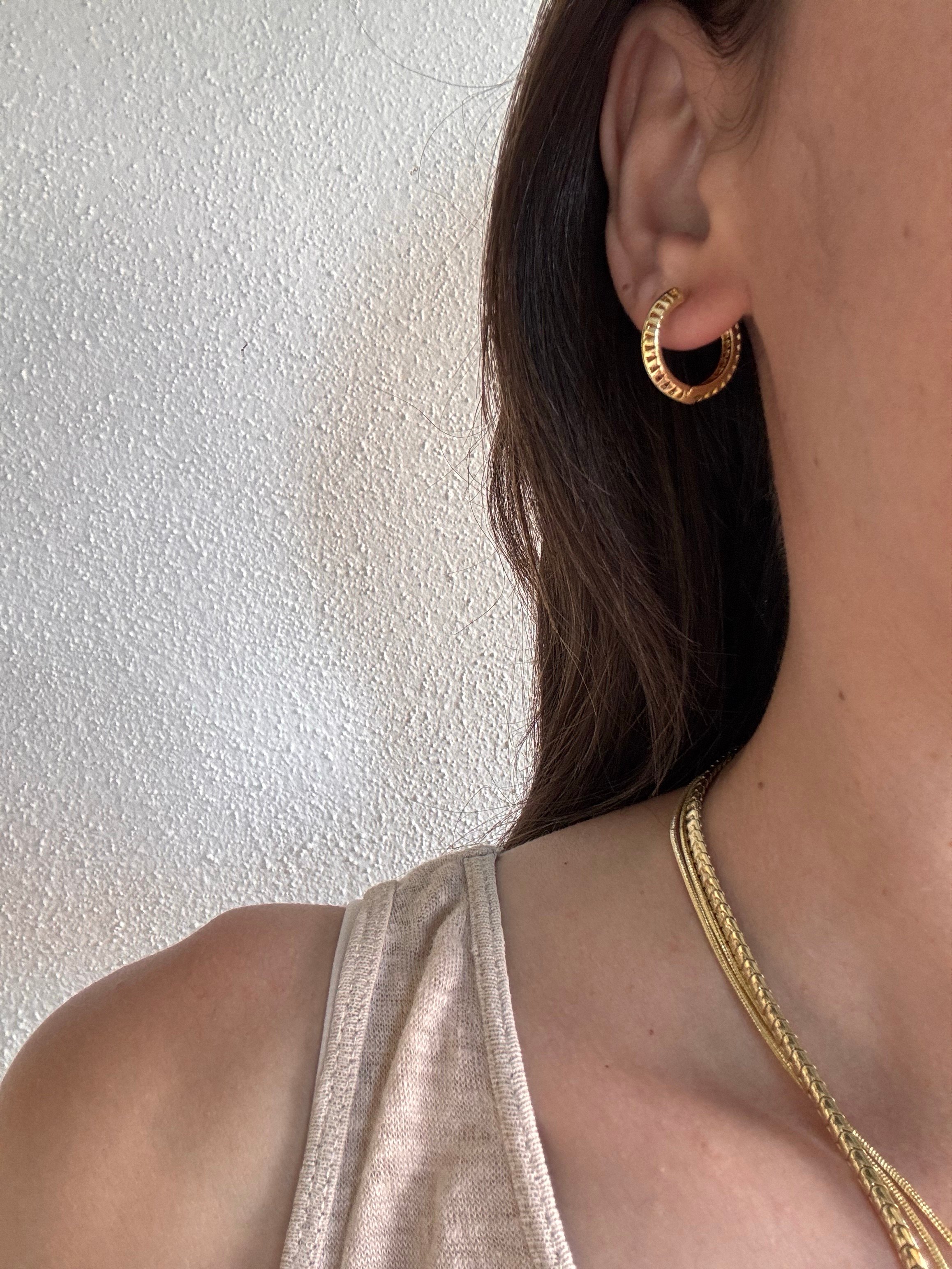 Akşin Gold Küpe