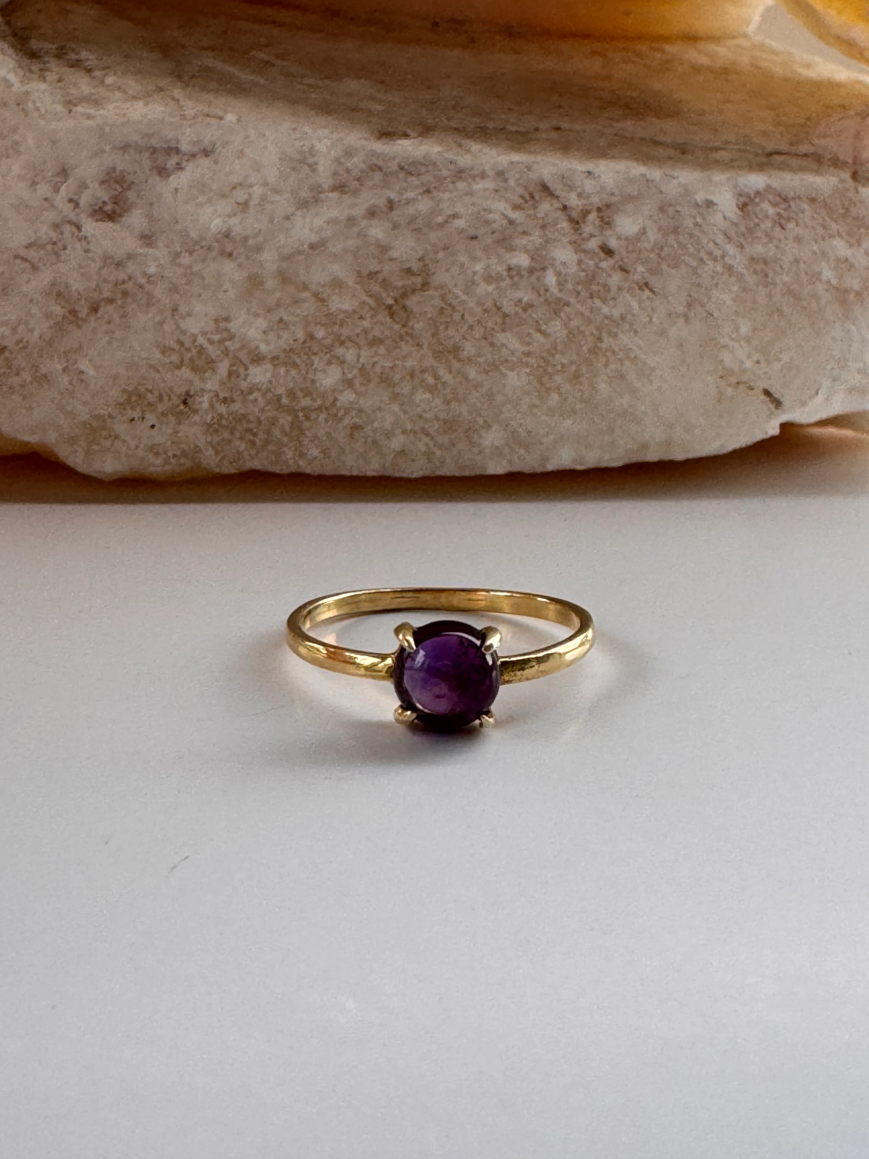 Ametist Gümüş Yüzük