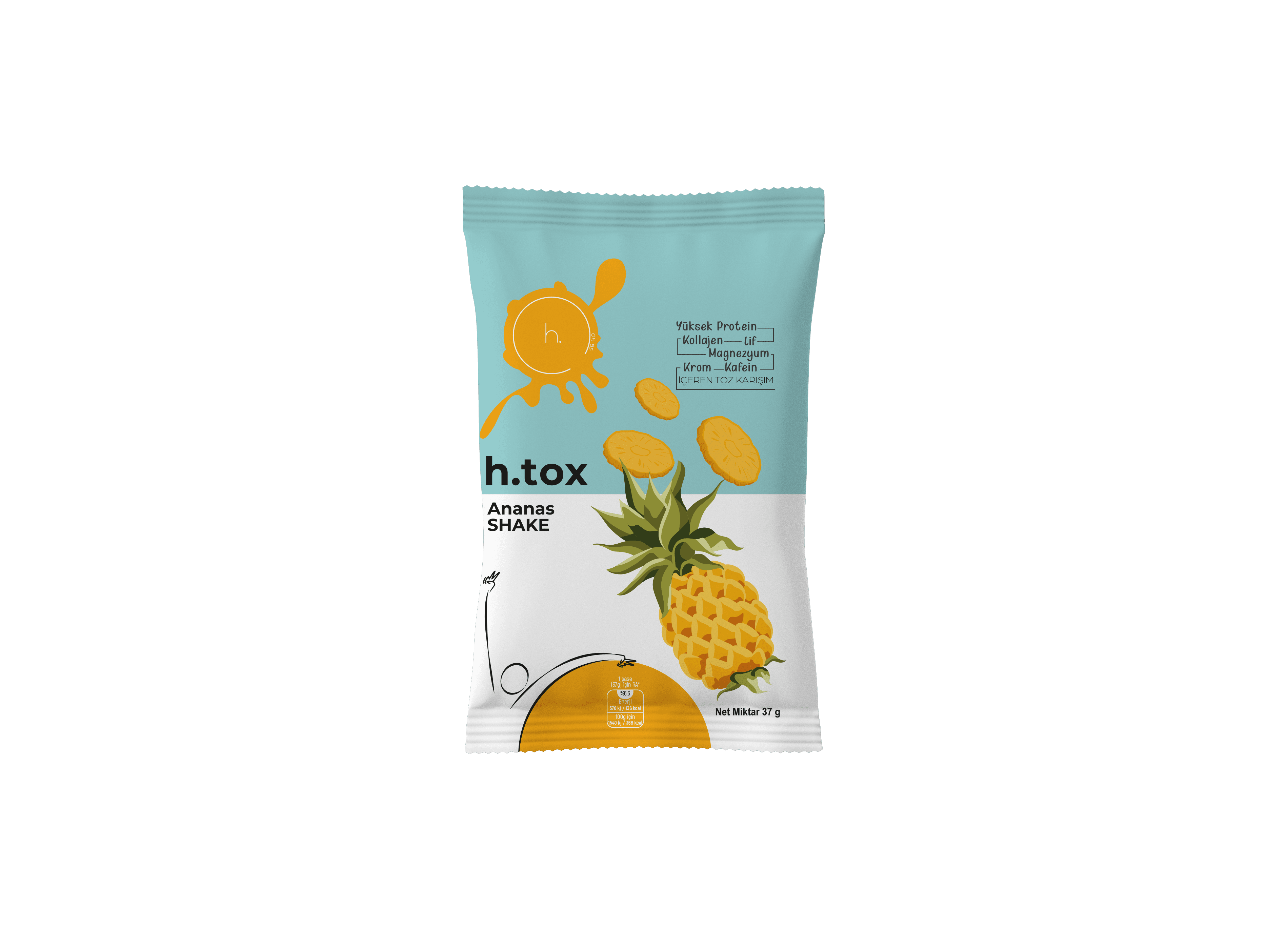 hitox ananas aromalı öğün tozu (30 saşe/30 öğünlük)