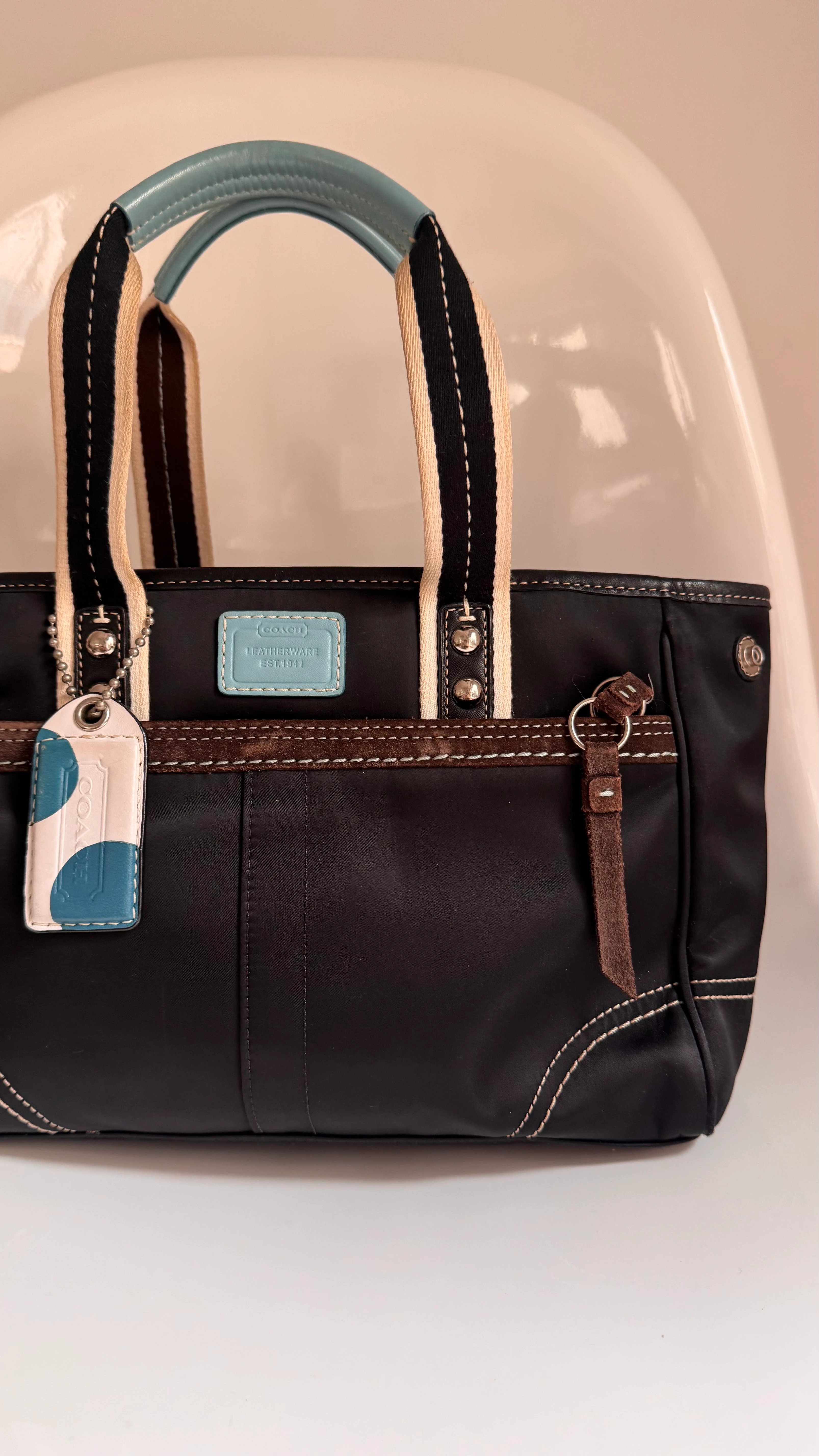 Coach Hampton Weekend Sateen Çanta 