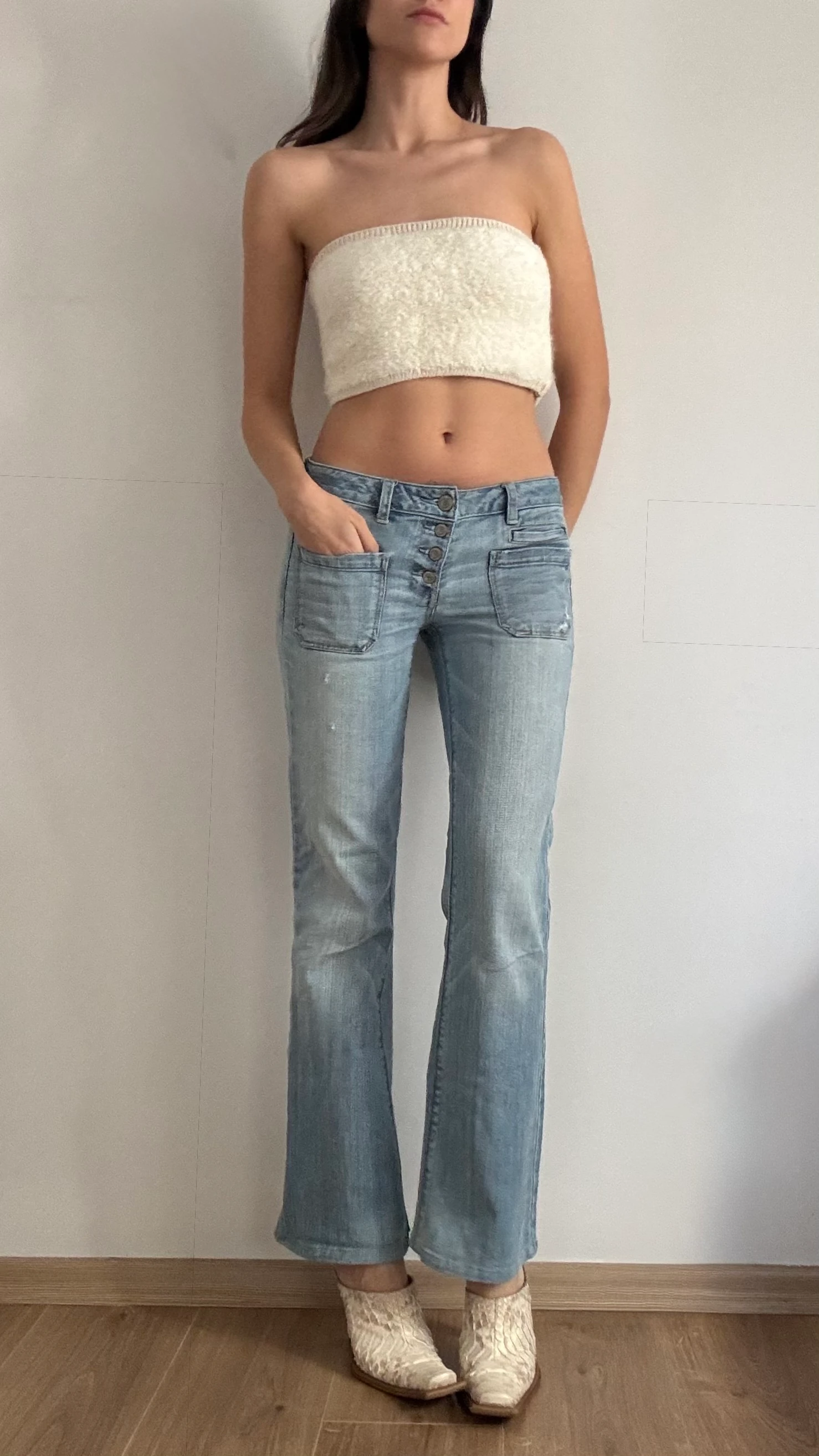 American Eagle Düşük Bel Jean 