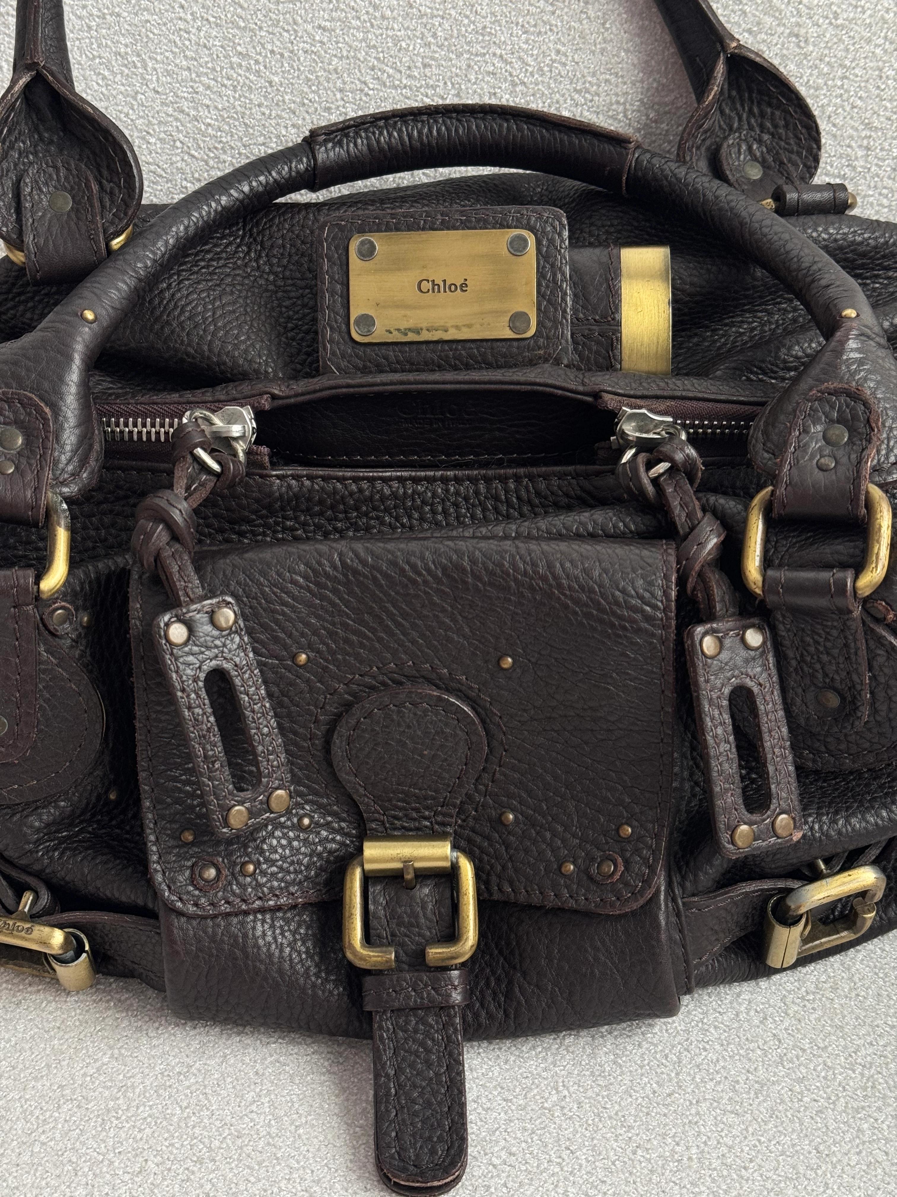 Chloe Kahverengi Paddington Çanta 