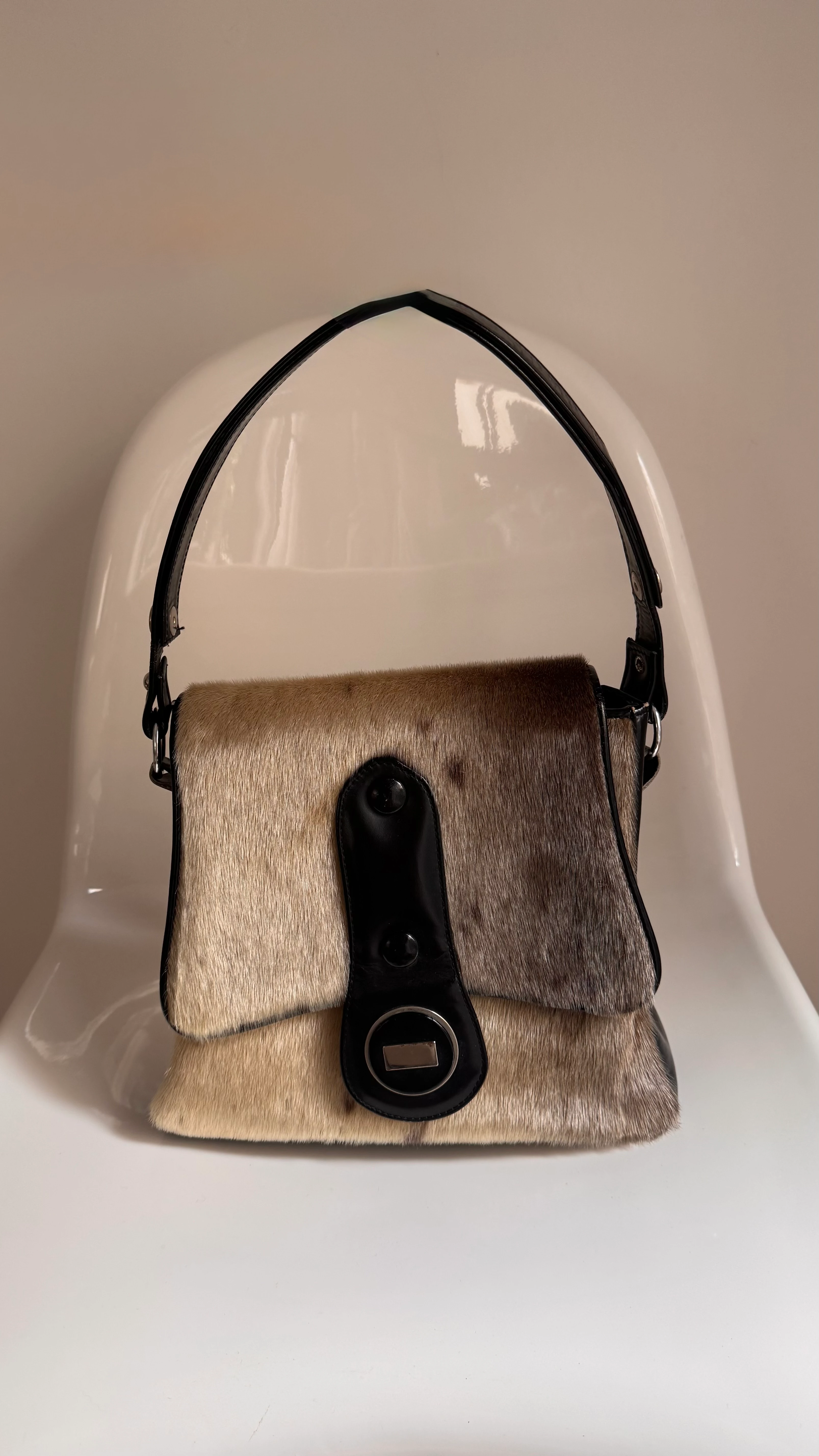 Vintage Ponyhair Çanta 