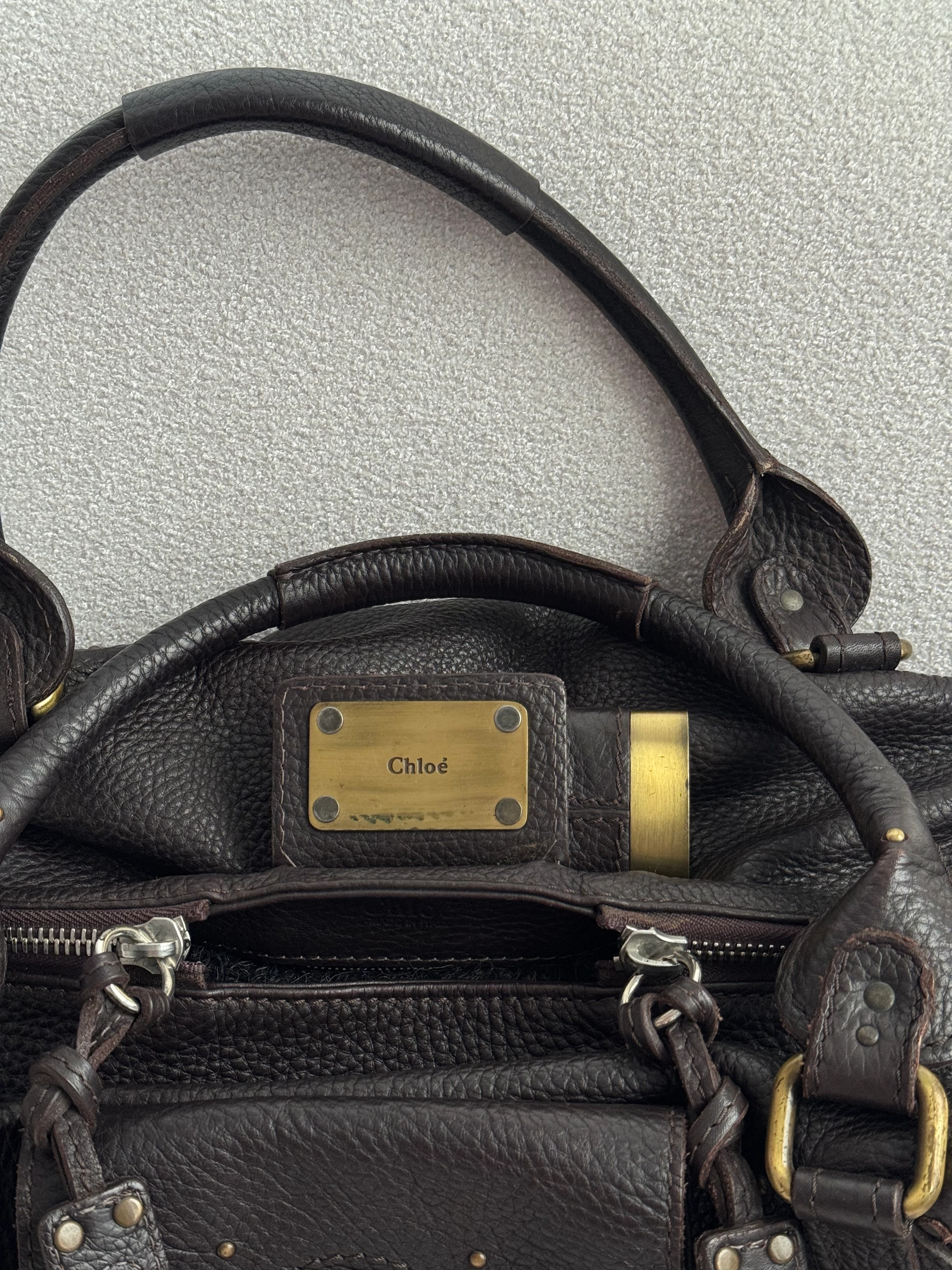 Chloe Kahverengi Paddington Çanta 