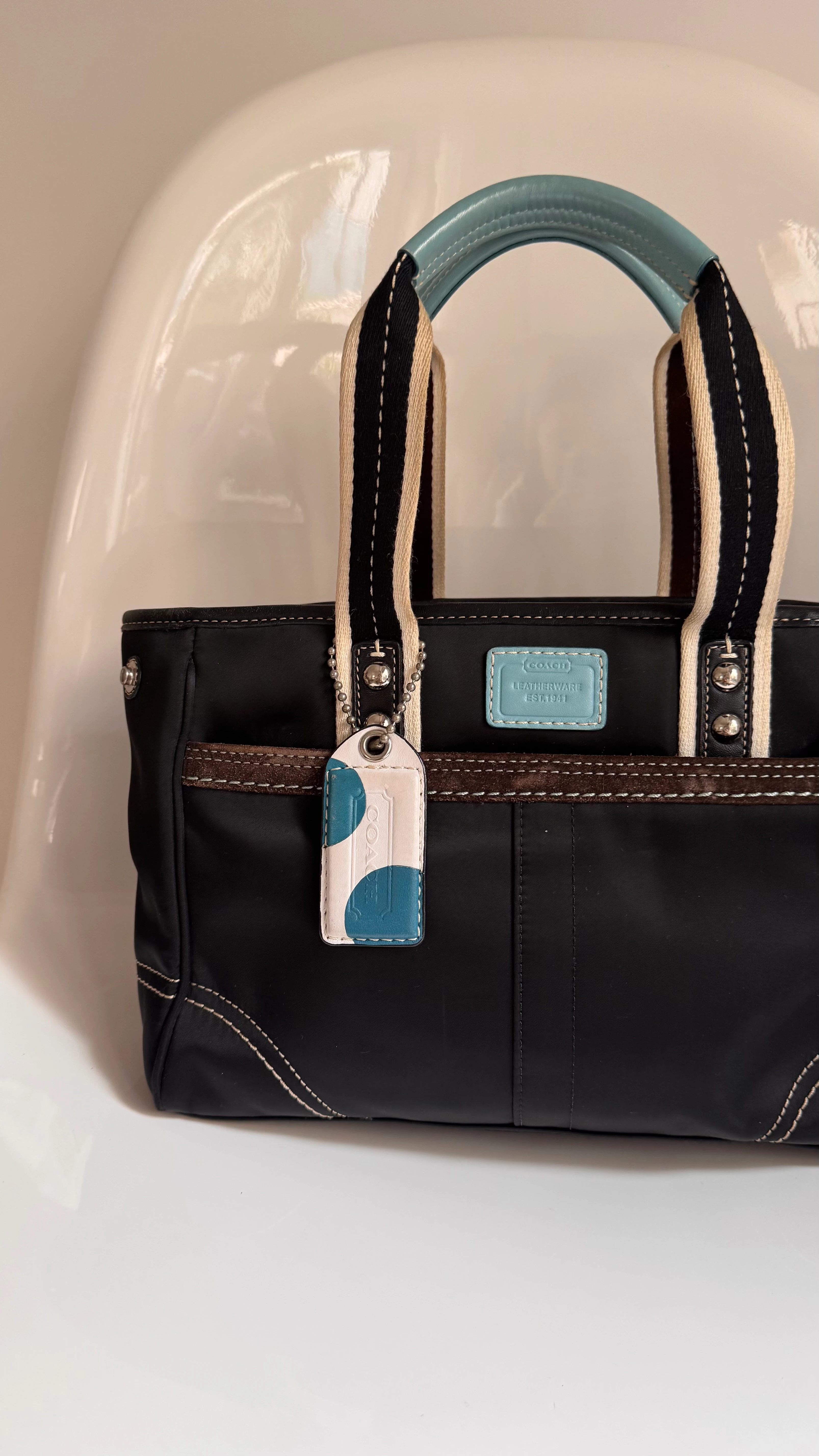 Coach Hampton Weekend Sateen Çanta 