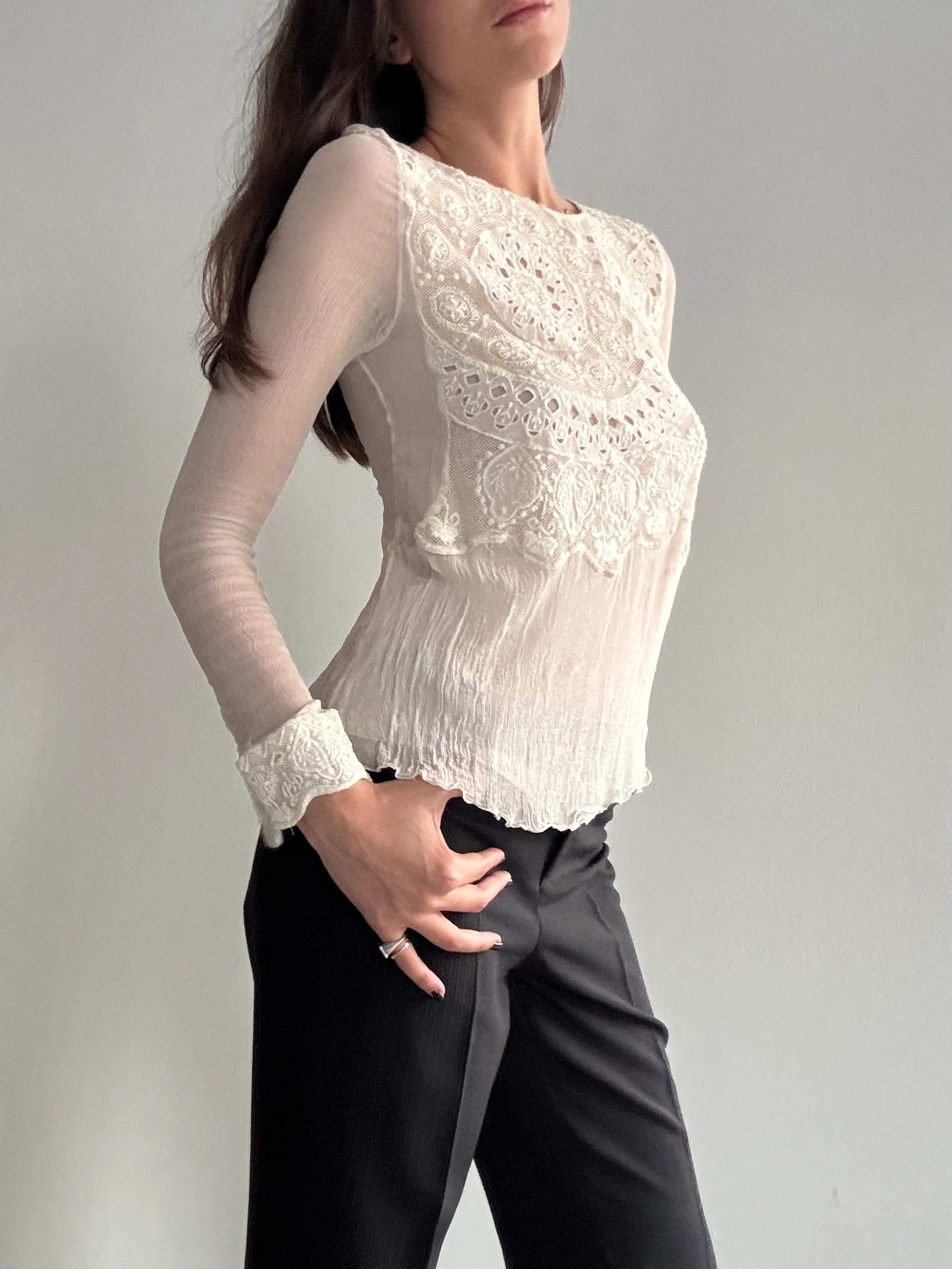 Zadig Voltaire Dantel Detaylı Bluz 