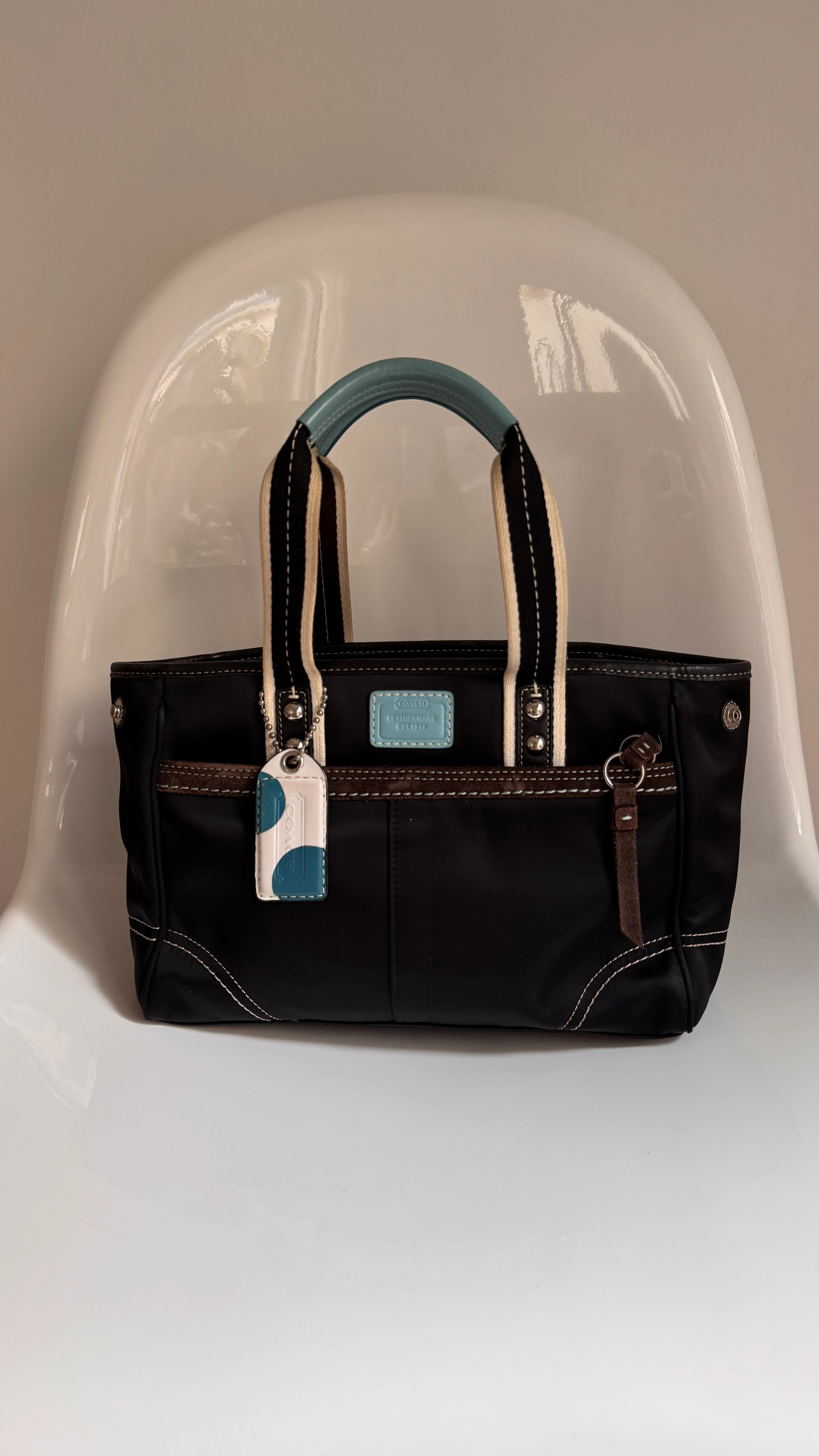 Coach Hampton Weekend Sateen Çanta 