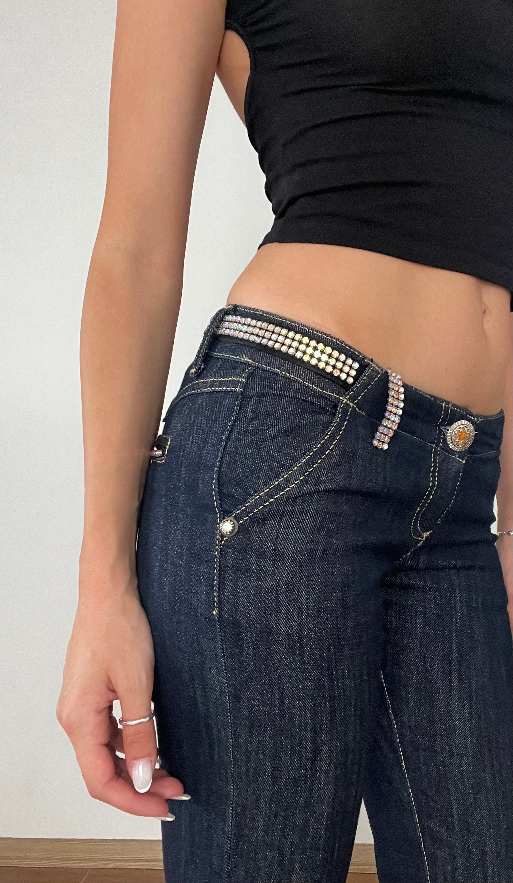 Esprit Taş Detaylı Düşük Bel Jean 