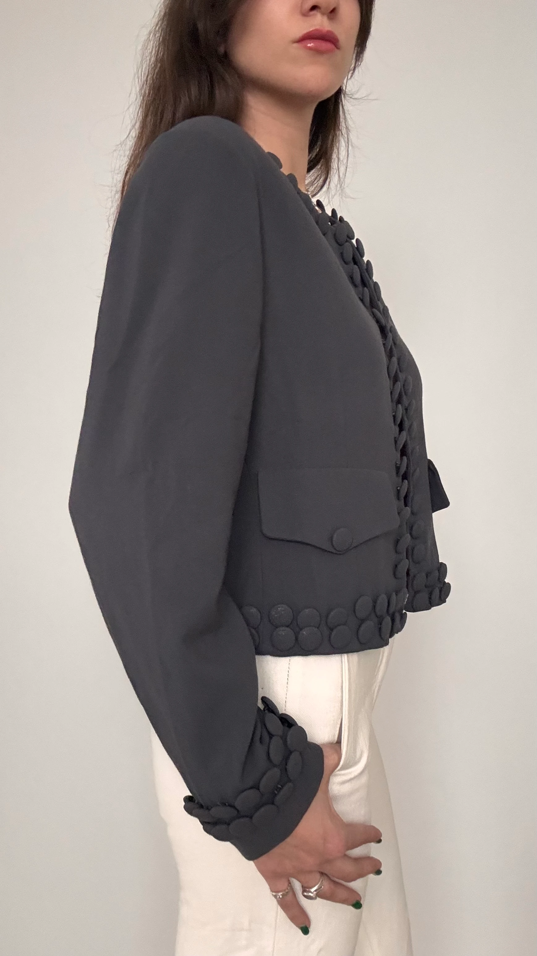 Düğme Detaylı Ceket 